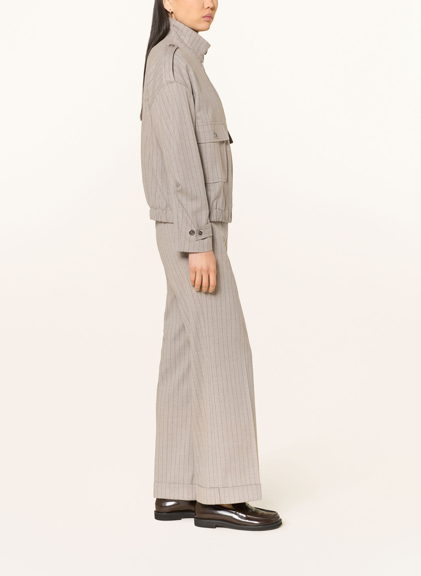 MARC AUREL Marlenehose: TAUPE / GRAU