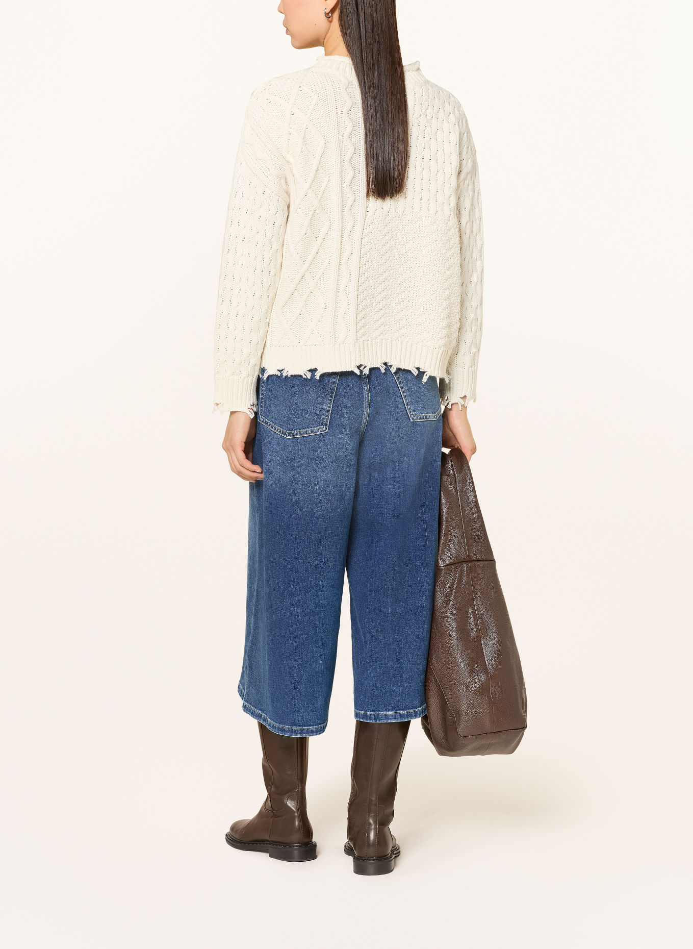 MARC AUREL Spodnie jeansowe typu culotte: 500050 blue varied