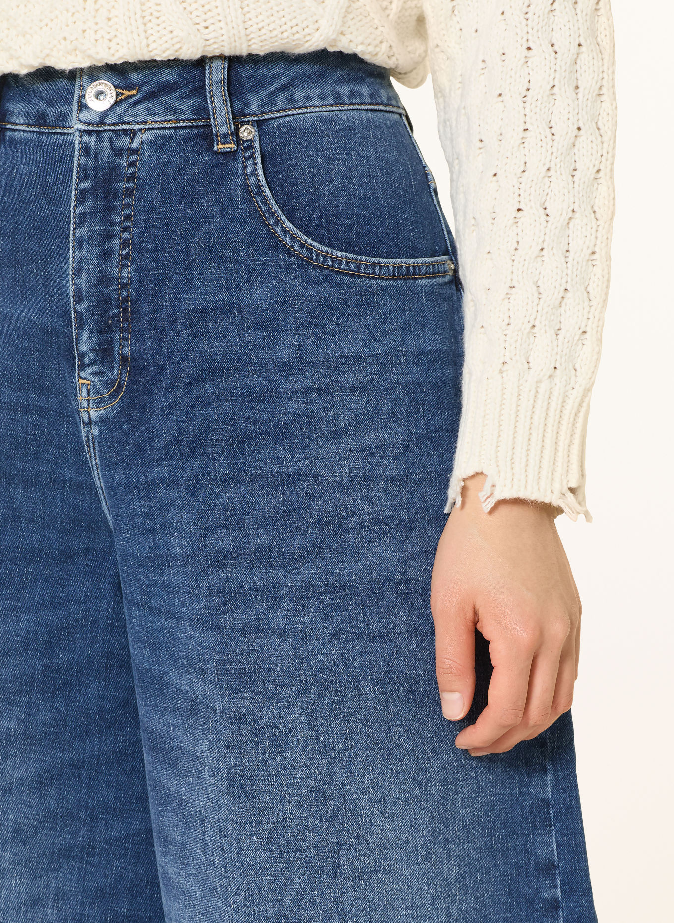 MARC AUREL Spodnie jeansowe typu culotte: 500050 blue varied