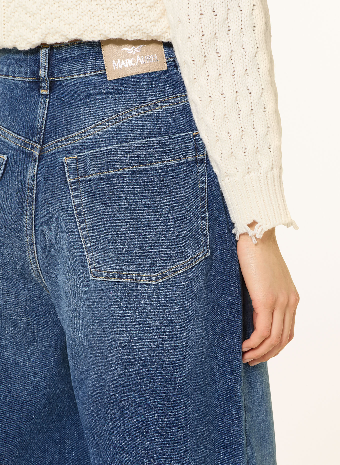 MARC AUREL Spodnie jeansowe typu culotte: 500050 blue varied
