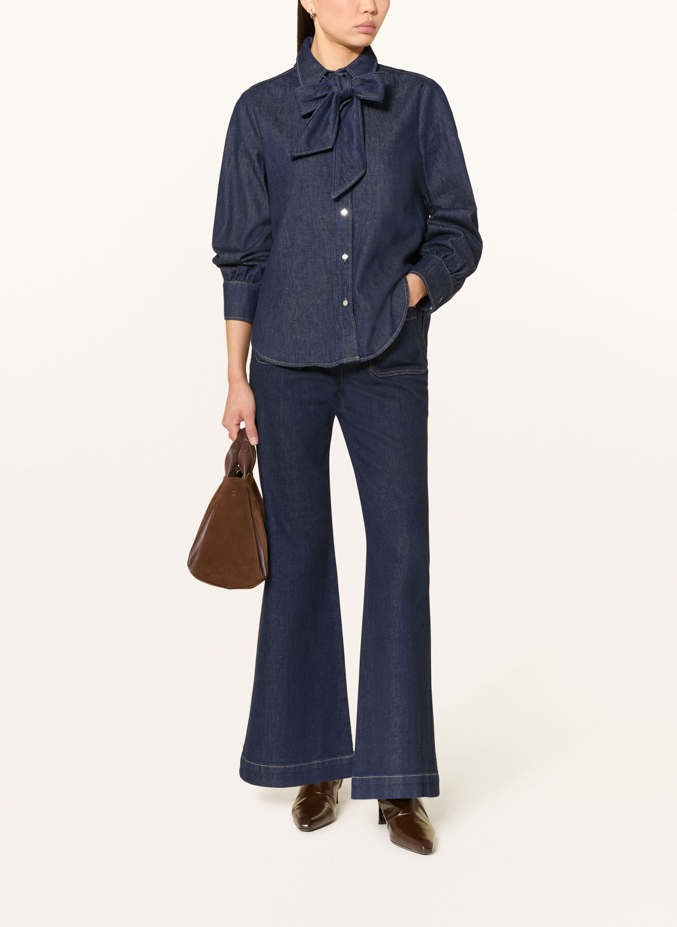 MARC AUREL Dżinsy z rozszerzanymi nogawkami: 500022 dark blue denim