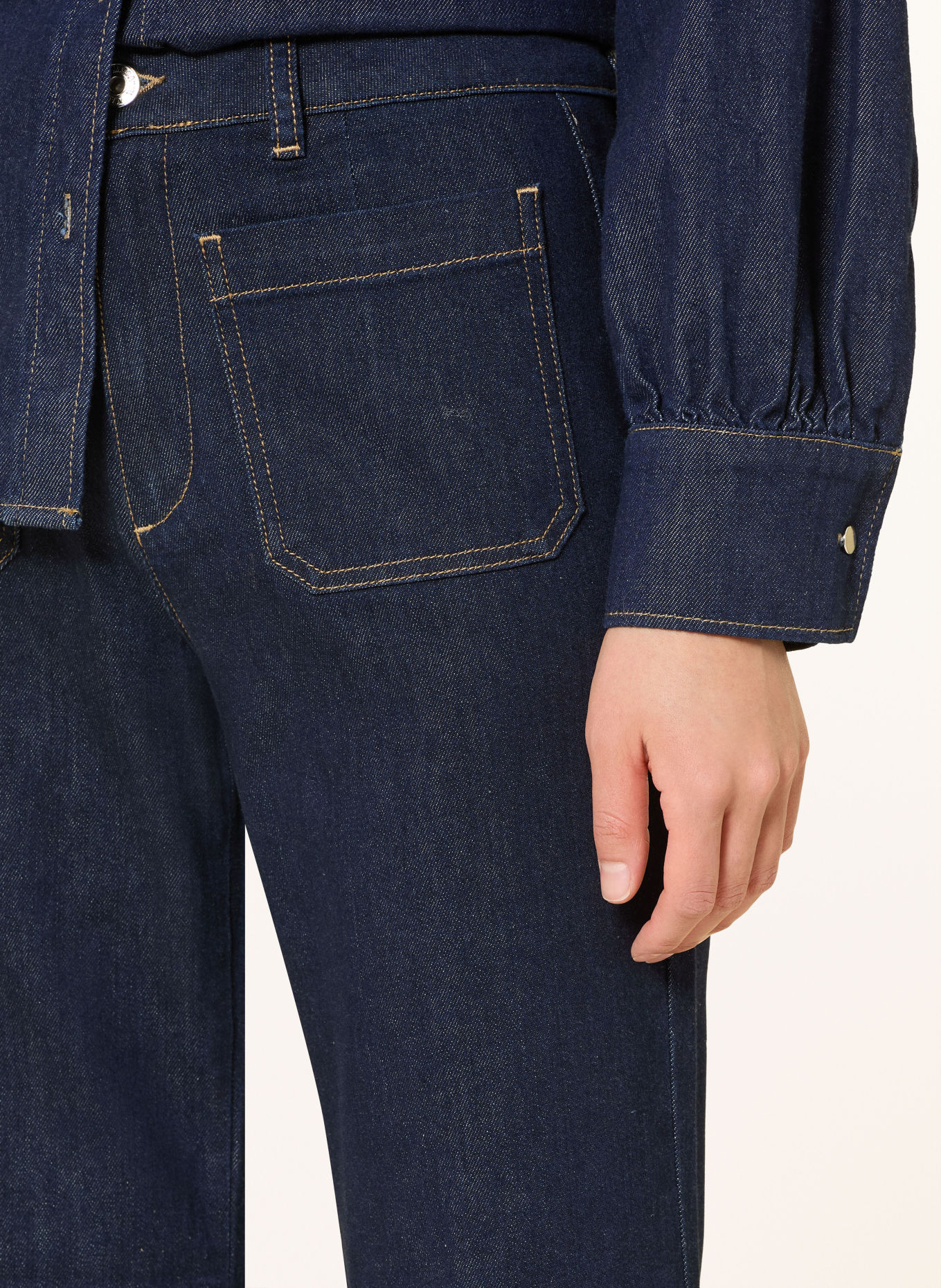 MARC AUREL Dżinsy z rozszerzanymi nogawkami: 500022 dark blue denim
