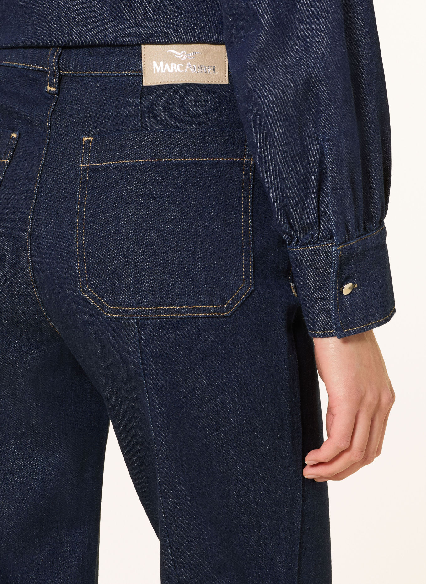 MARC AUREL Dżinsy z rozszerzanymi nogawkami: 500022 dark blue denim