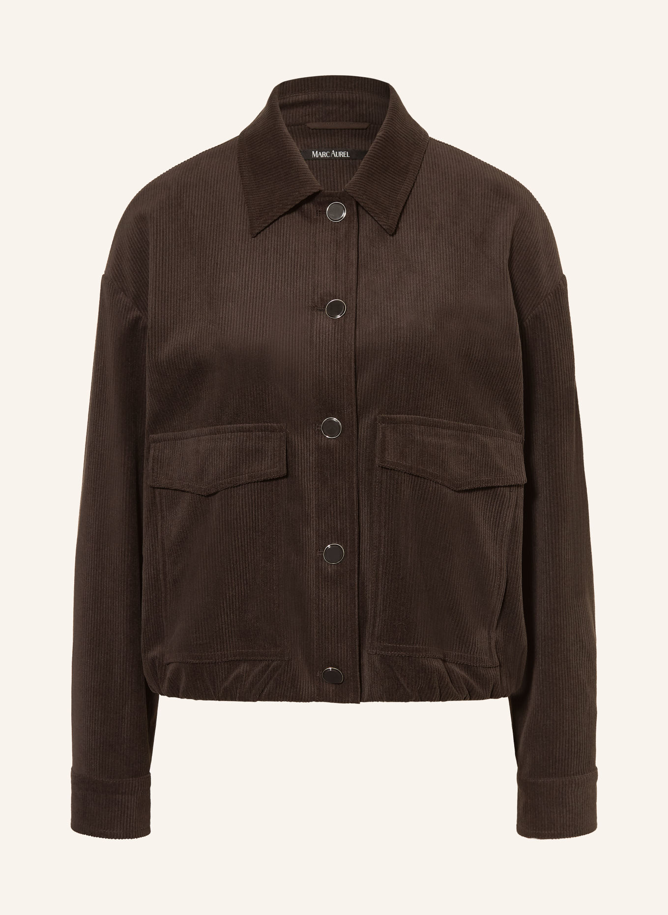 MARC AUREL Cordblouson: MARRON FONCÉ