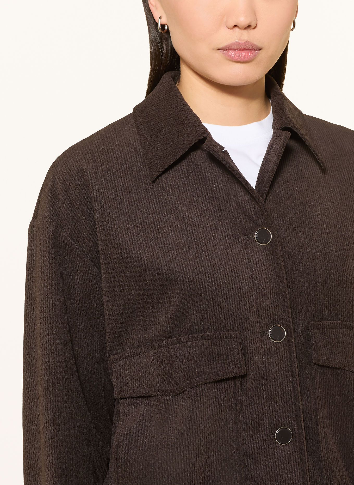 MARC AUREL Cordblouson: MARRON FONCÉ