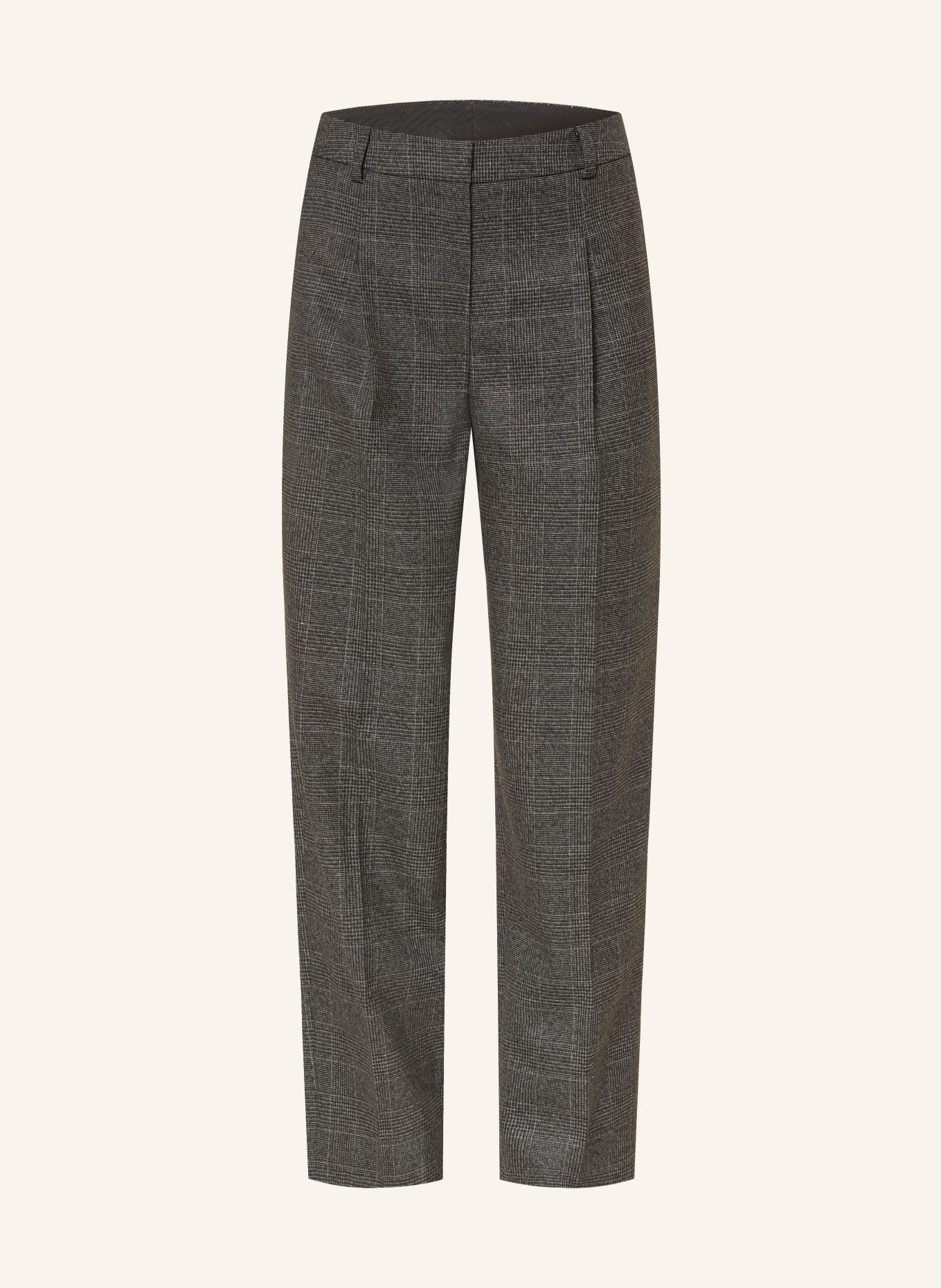 MARC AUREL Marlene pants with glitter thread: DARK GRAY / SILVER / LIGHT GRAY