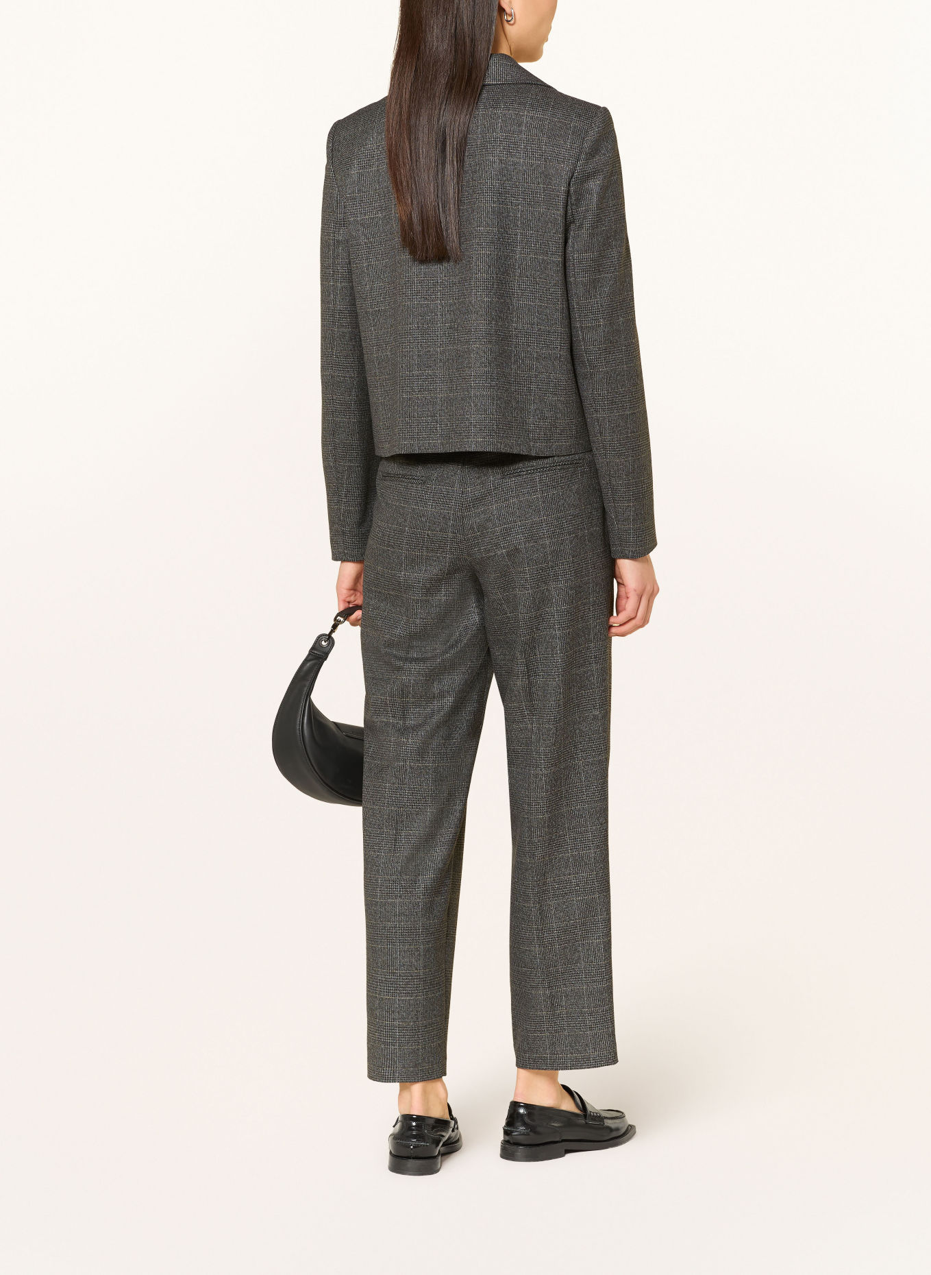 MARC AUREL Blazer with glitter thread: DARK GRAY / SILVER / LIGHT GRAY