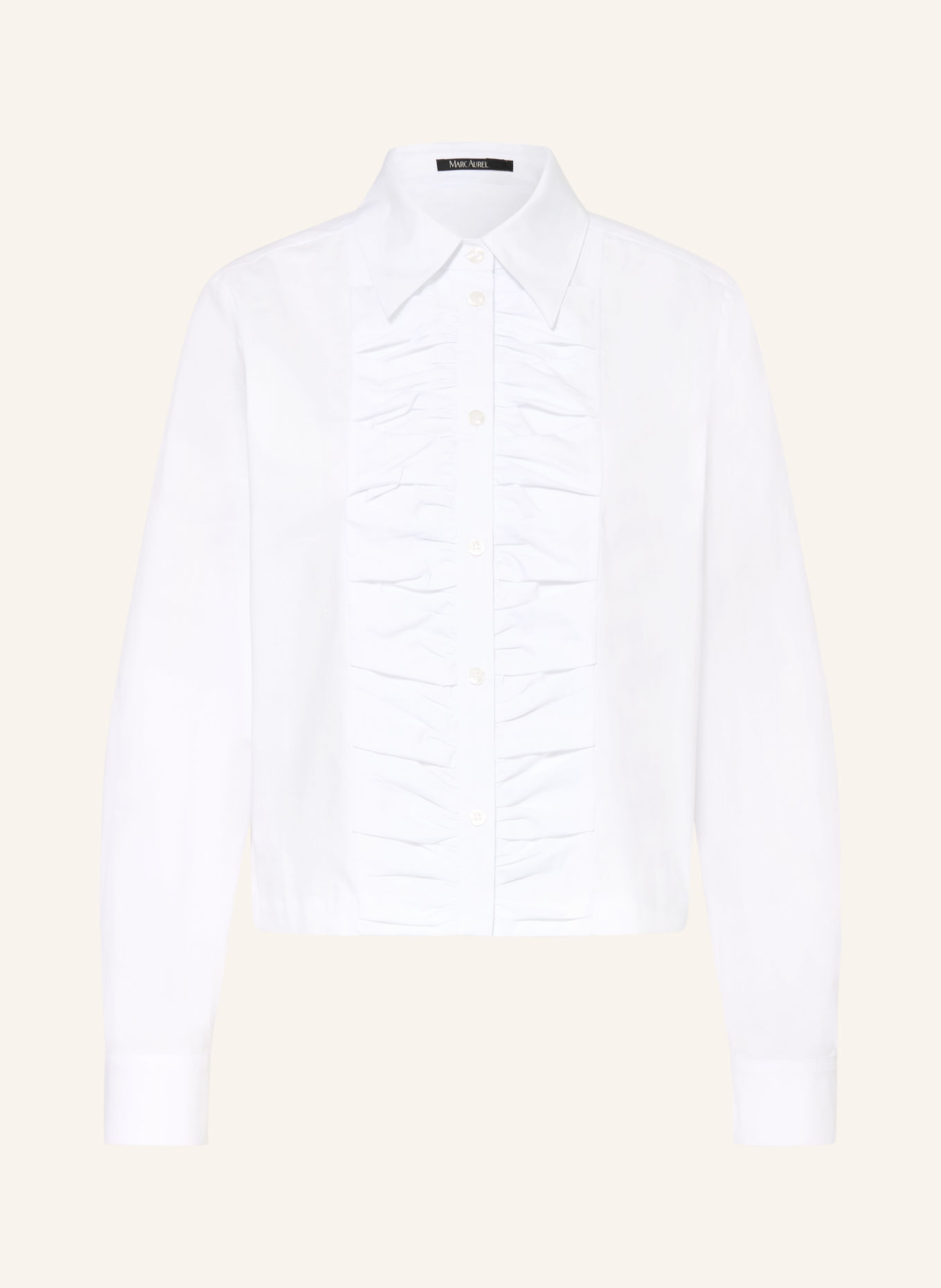 MARC AUREL chemise: BLANC