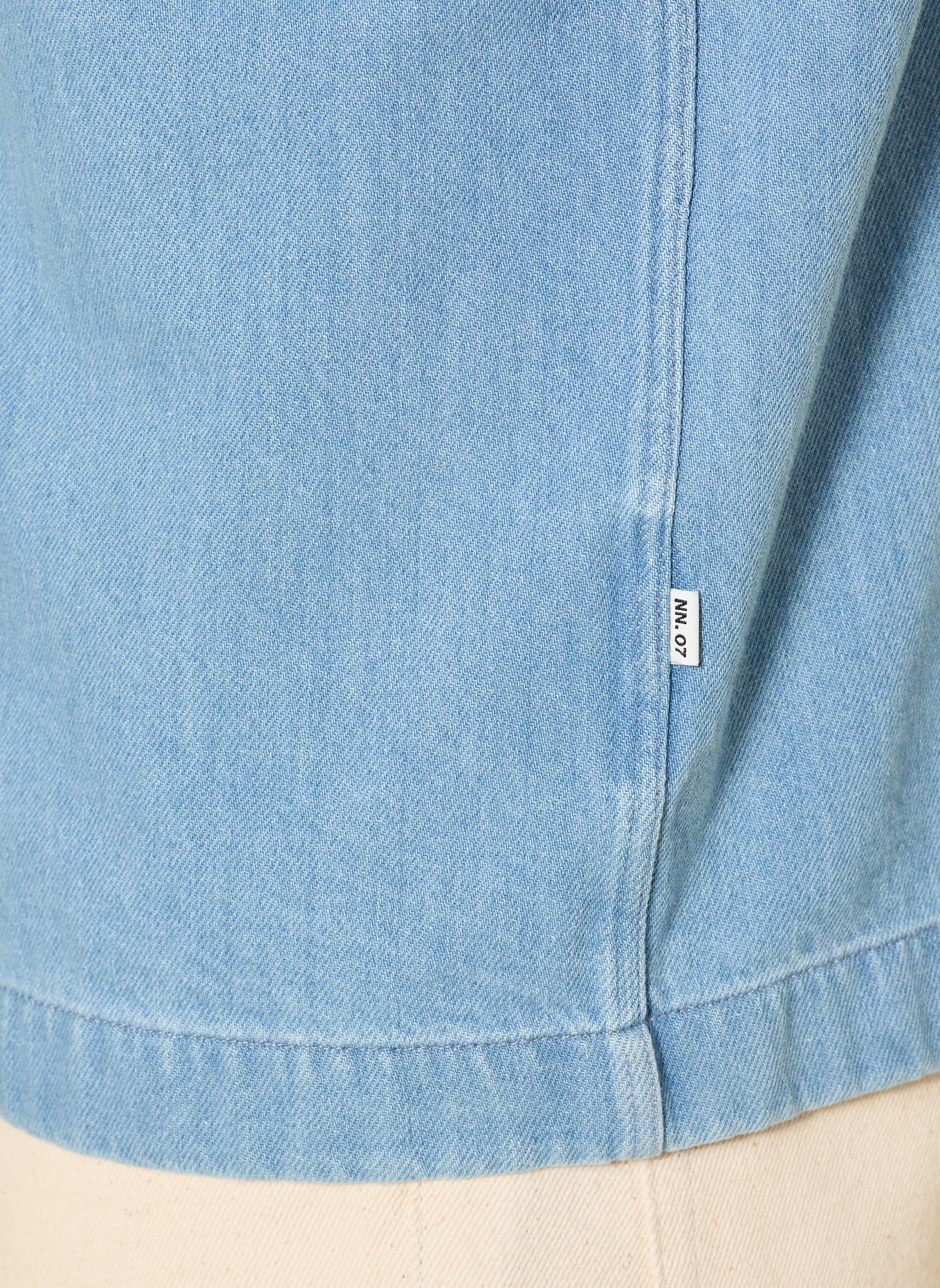 NN.07 FREDDY Comfort Fit Denim Shirt: BLUE