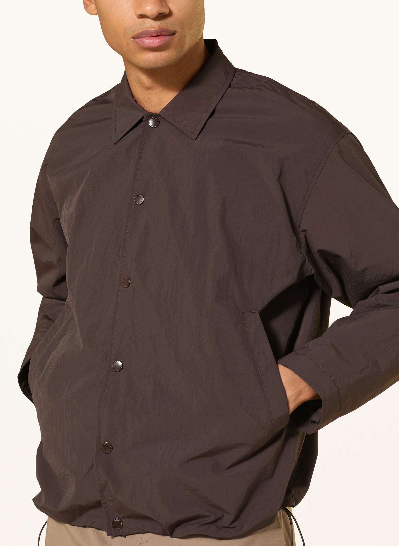 NN.07 FENTON Jacket: DARK BROWN