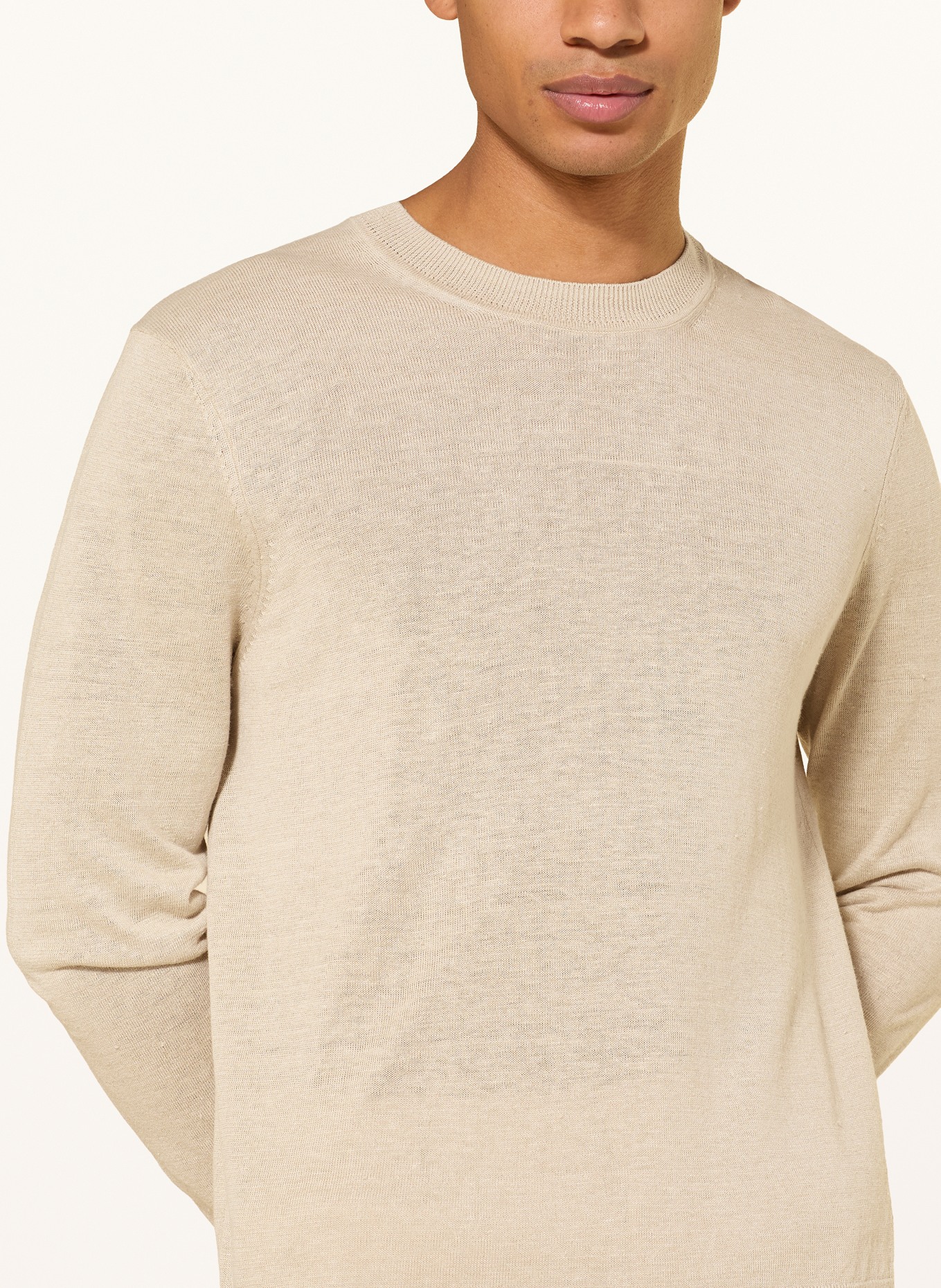NN.07 Leinenpullover TED: BEIGE