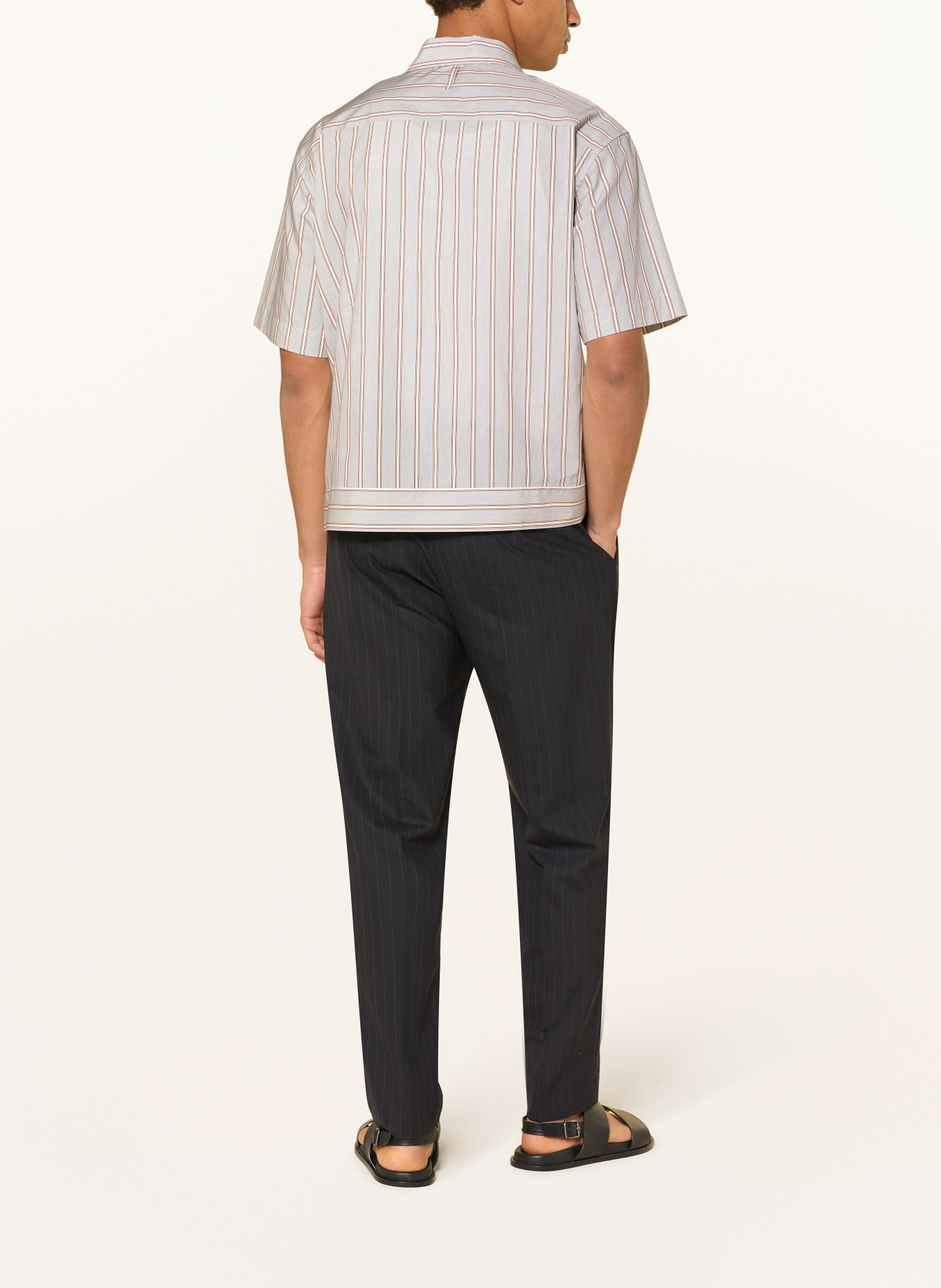 NN.07 Chemise à manches courtes REED Comfort Fit: BLEU / ROUGE / BLANC
