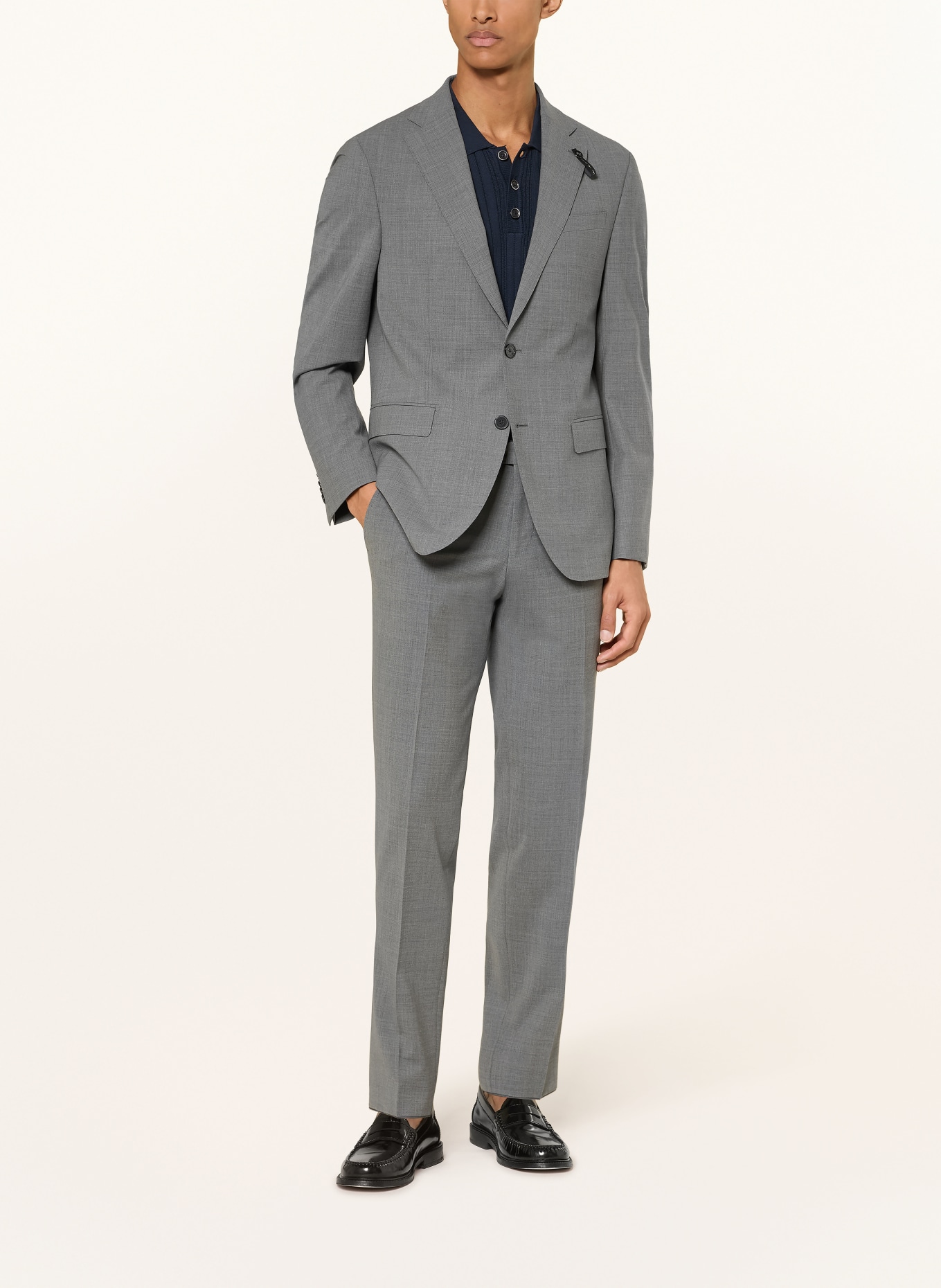 BALDESSARINI Anzug Slim Fit: GRAU