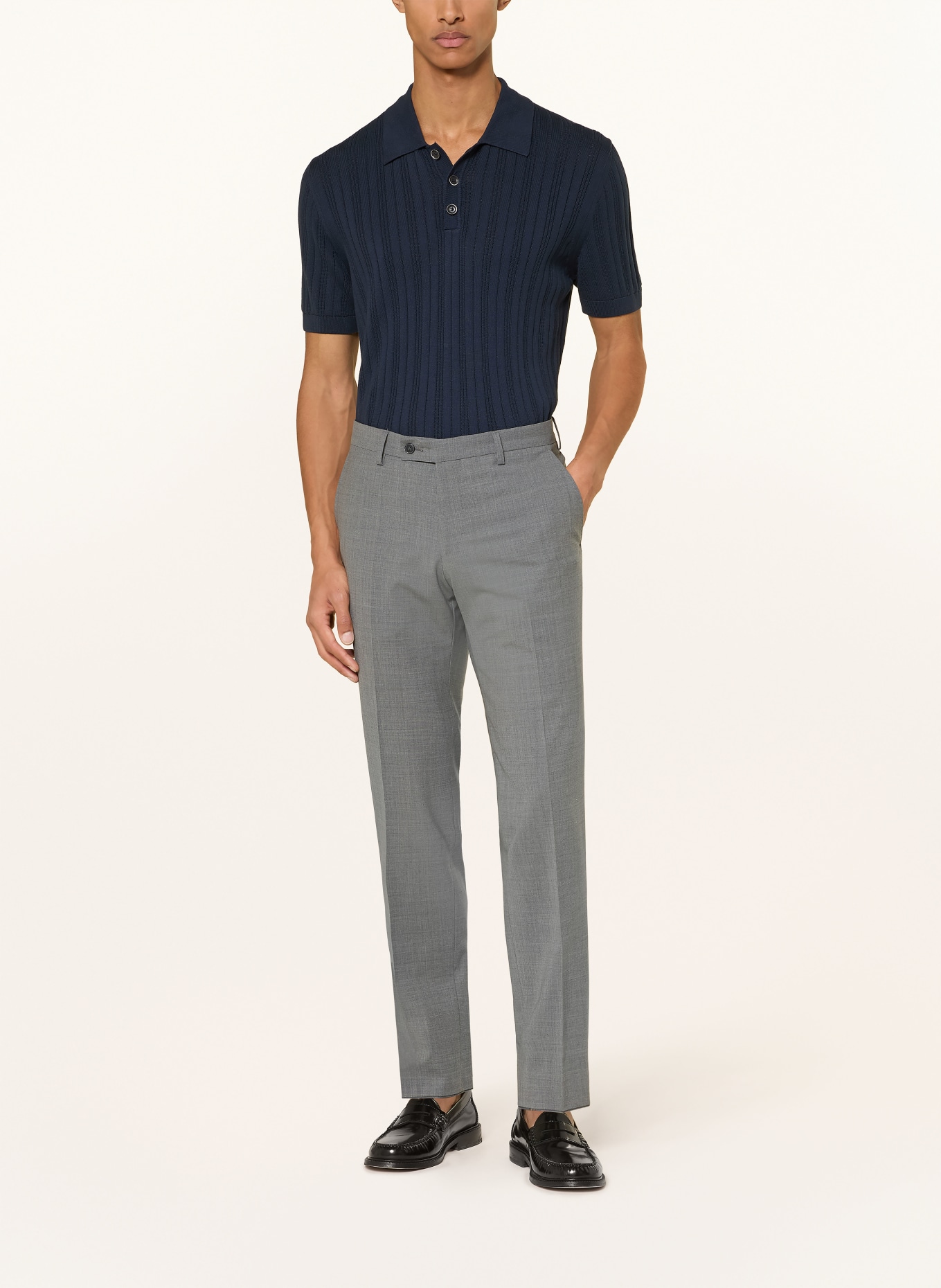 BALDESSARINI Anzug Slim Fit: GRAU