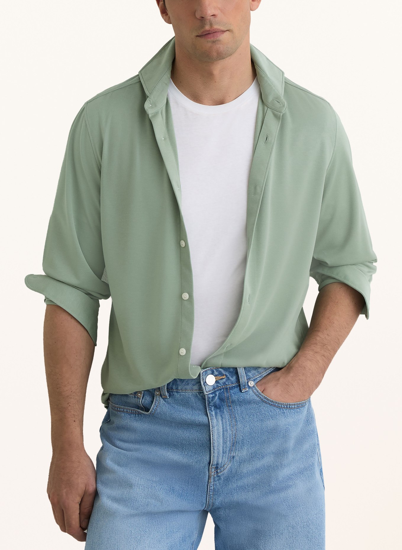 REISS Hemd DAVARO Regular Fit: HELLGRÜN