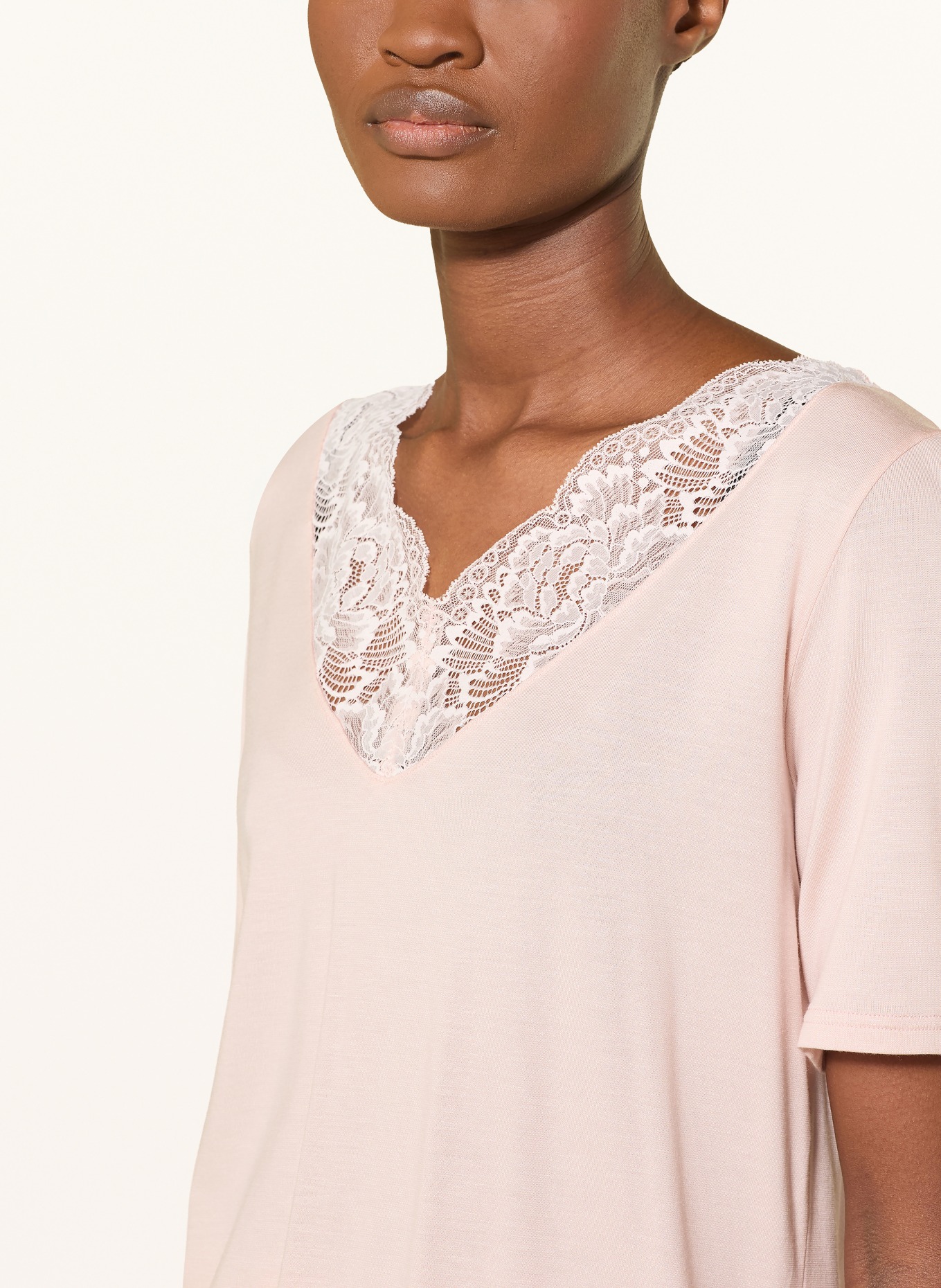 CALIDA Shorty-pyjama ELEGANT DREAMS: ROSE CLAIR / WIT