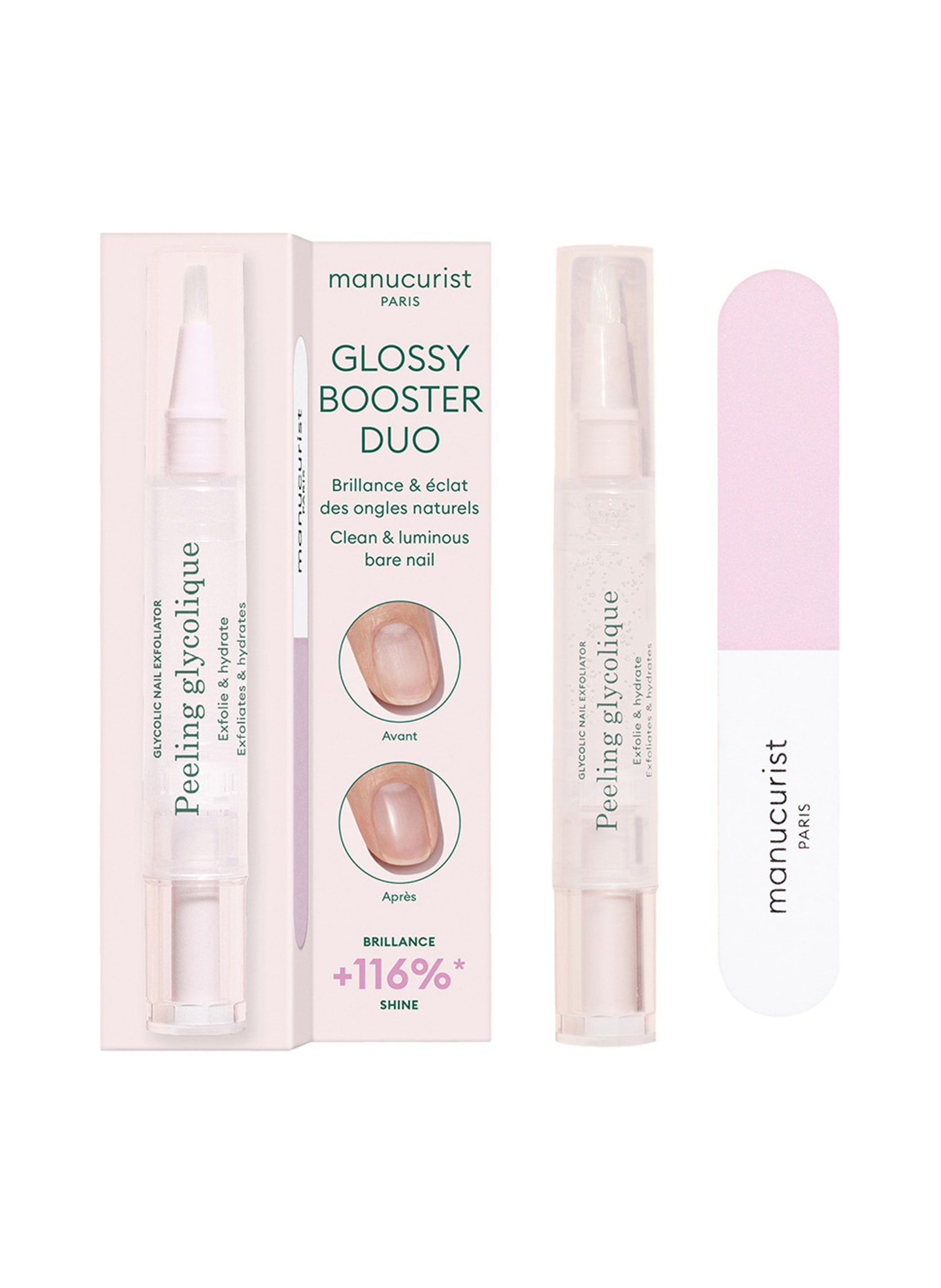 manucurist GLOSSY BOOSTER DUO