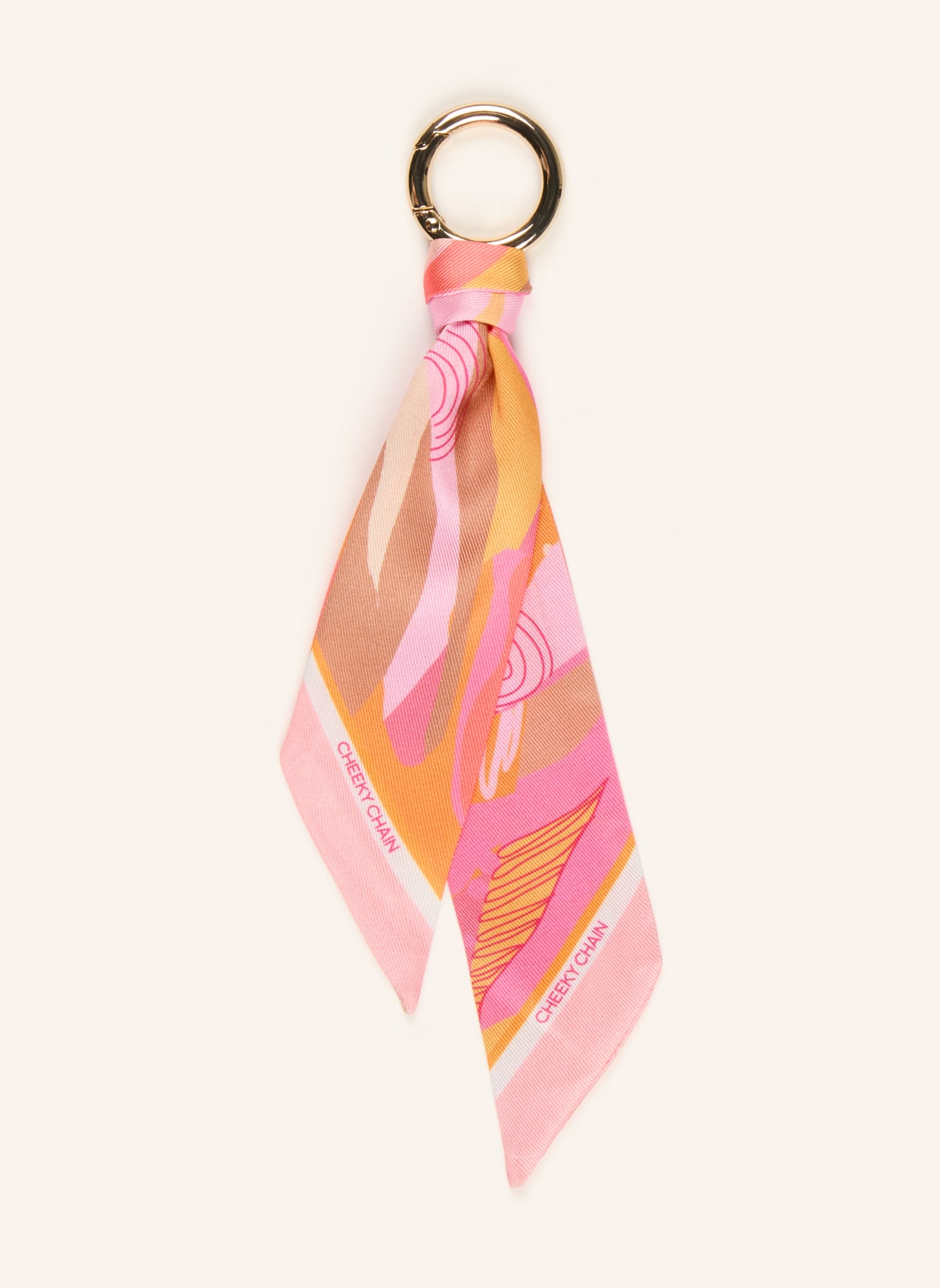 CHEEKY CHAIN MUNICH Sleutelhanger INDIE: ROZE / BEIGE / ORANJE