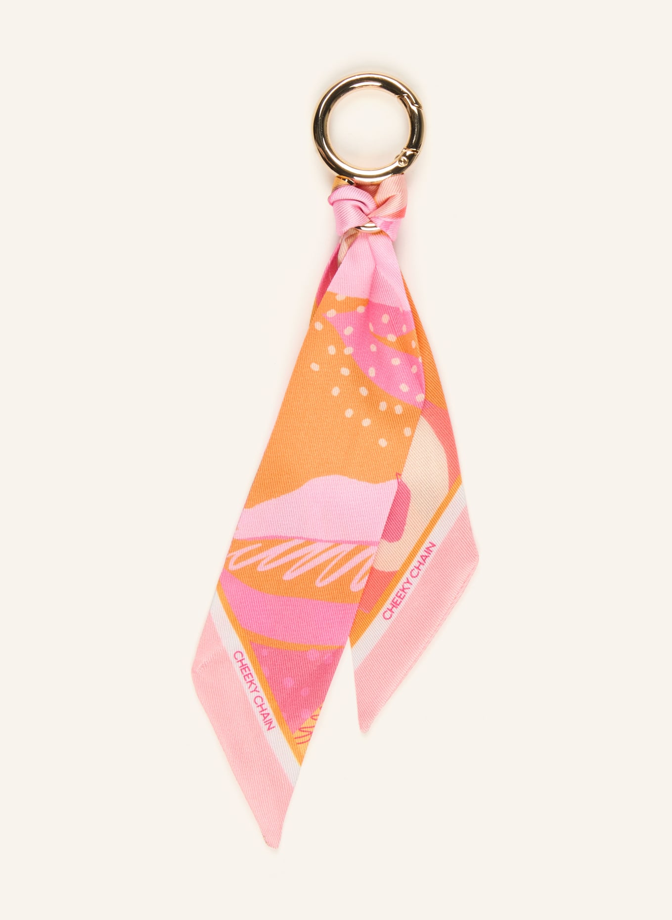 CHEEKY CHAIN MUNICH Sleutelhanger INDIE: ROZE / BEIGE / ORANJE