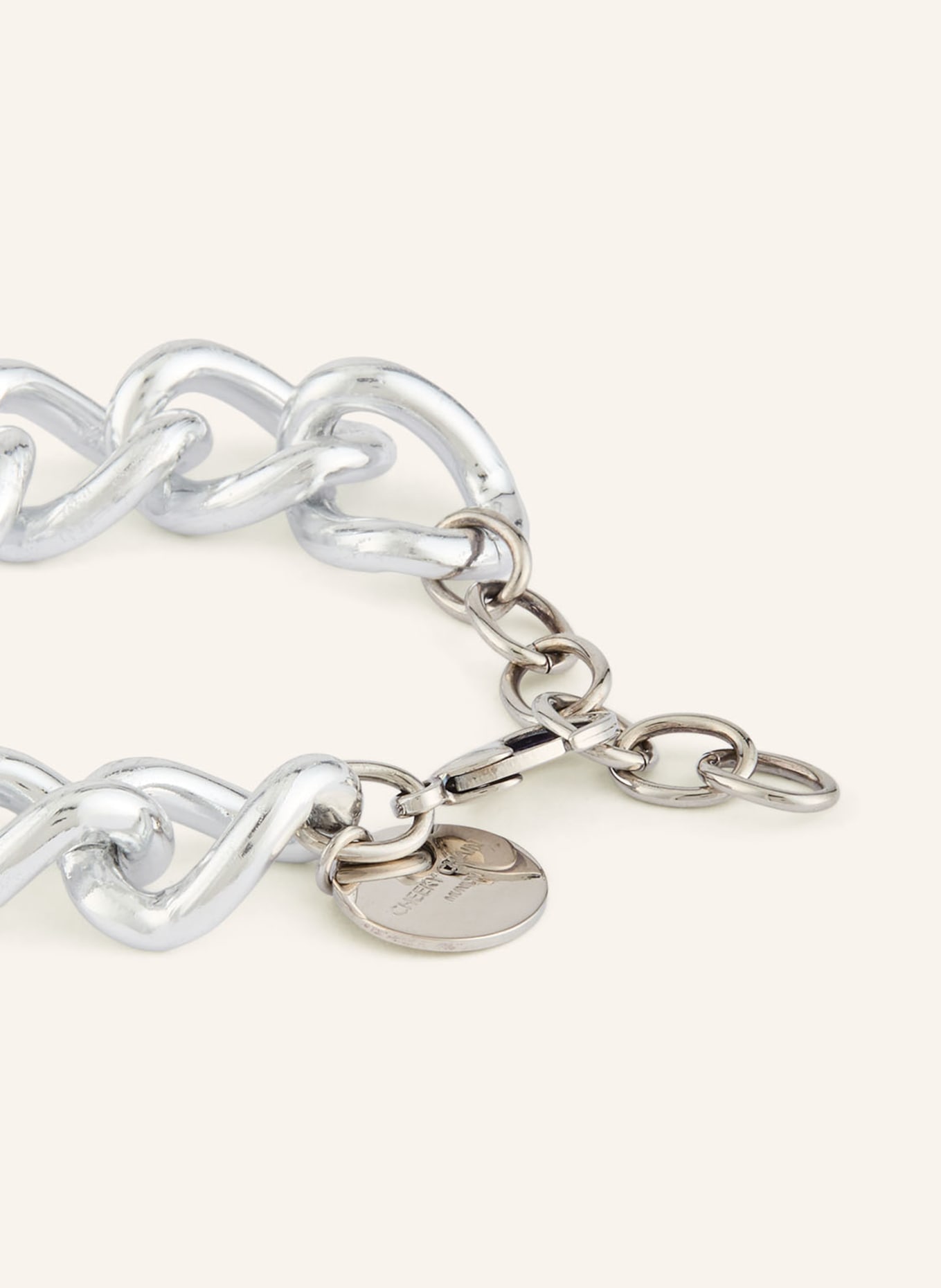 CHEEKY CHAIN MUNICH Náramek DUBAI: STŘÍBRNÁ