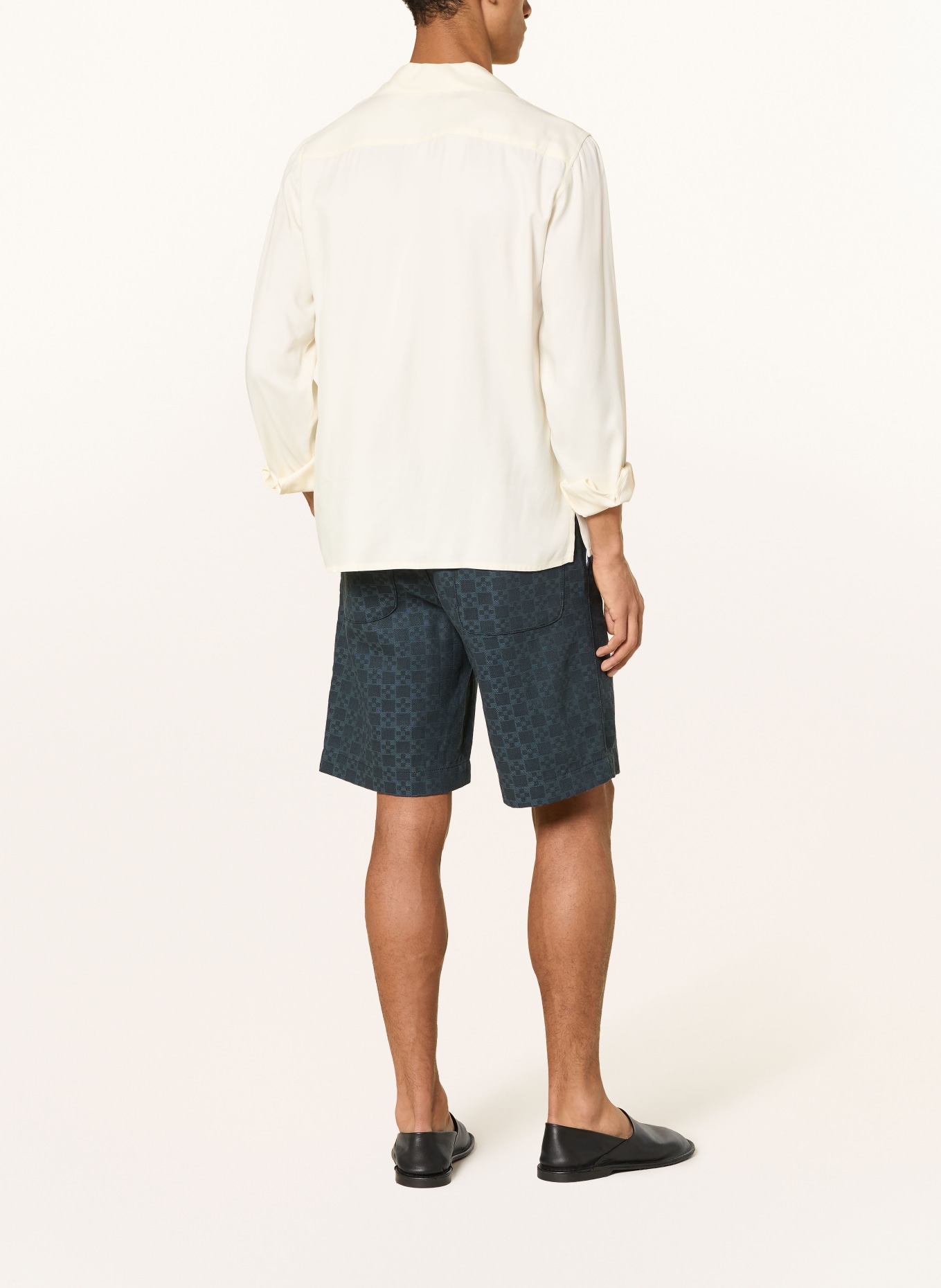 SANDRO szorty jeansowe: GRANATOWY