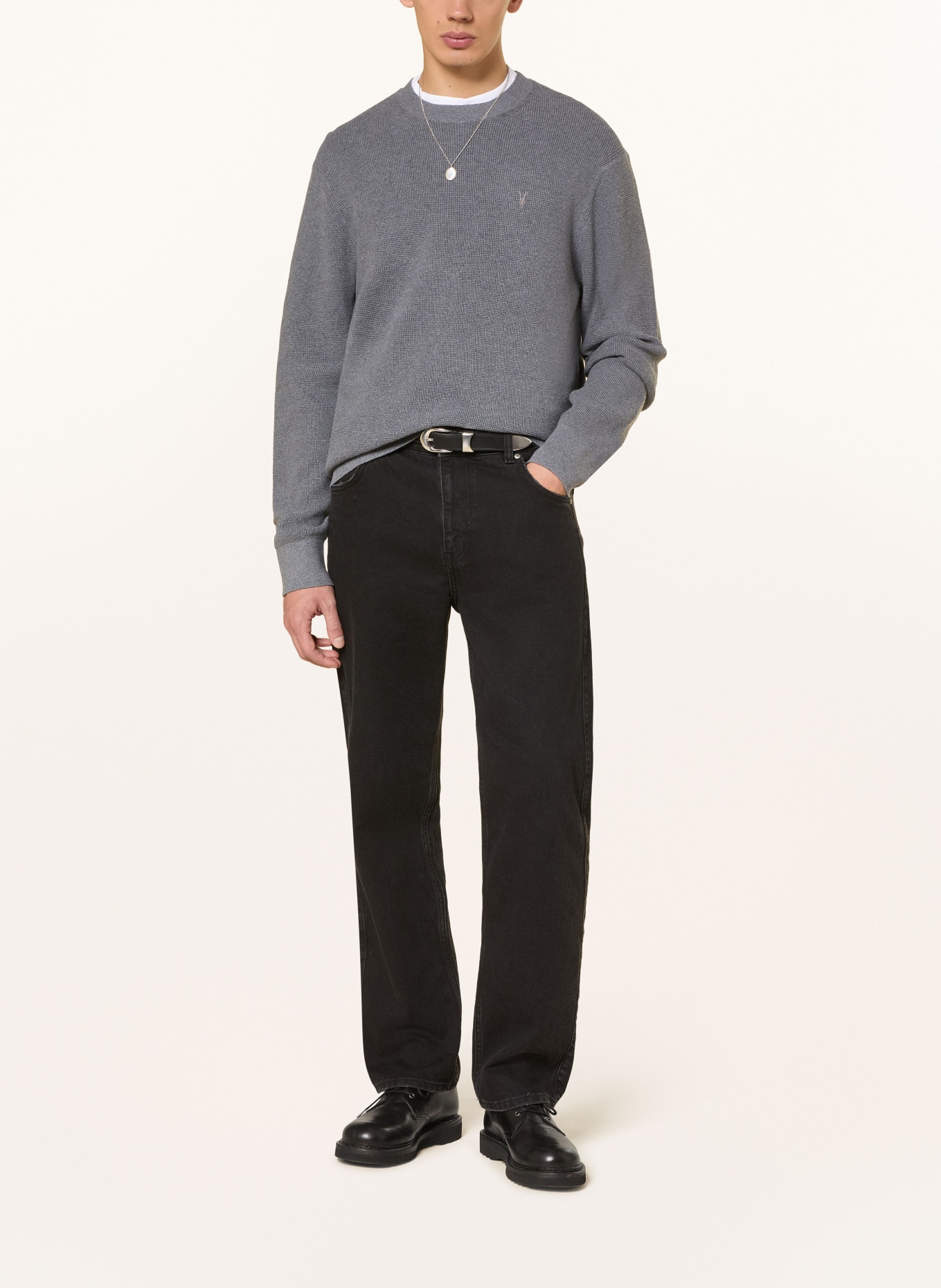 ALLSAINTS ASPEN Sweater: DARK GRAY