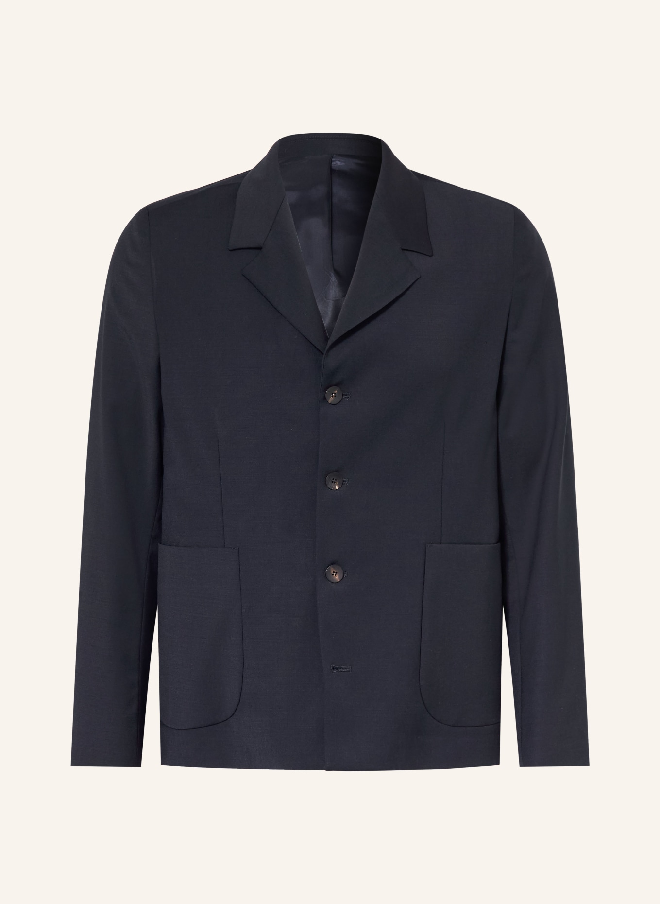 CHAS Veste ARNAULT coupe ajustée: BLEU FONCÉ