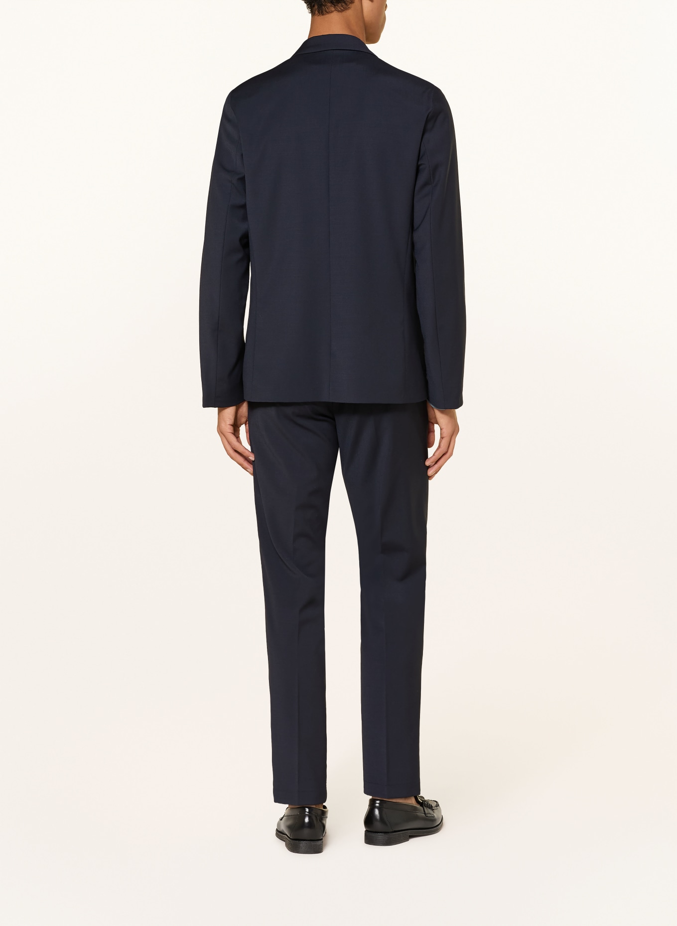 CHAS Veste ARNAULT coupe ajustée: BLEU FONCÉ