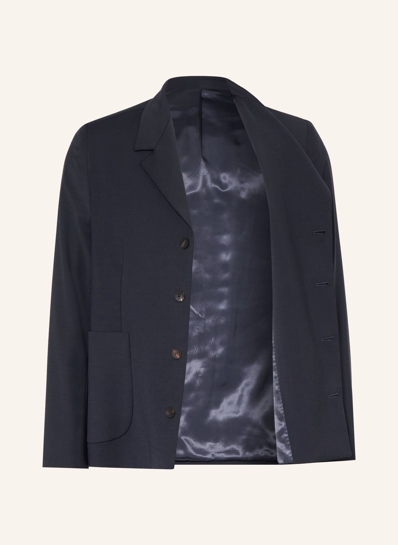 CHAS Veste ARNAULT coupe ajustée: BLEU FONCÉ