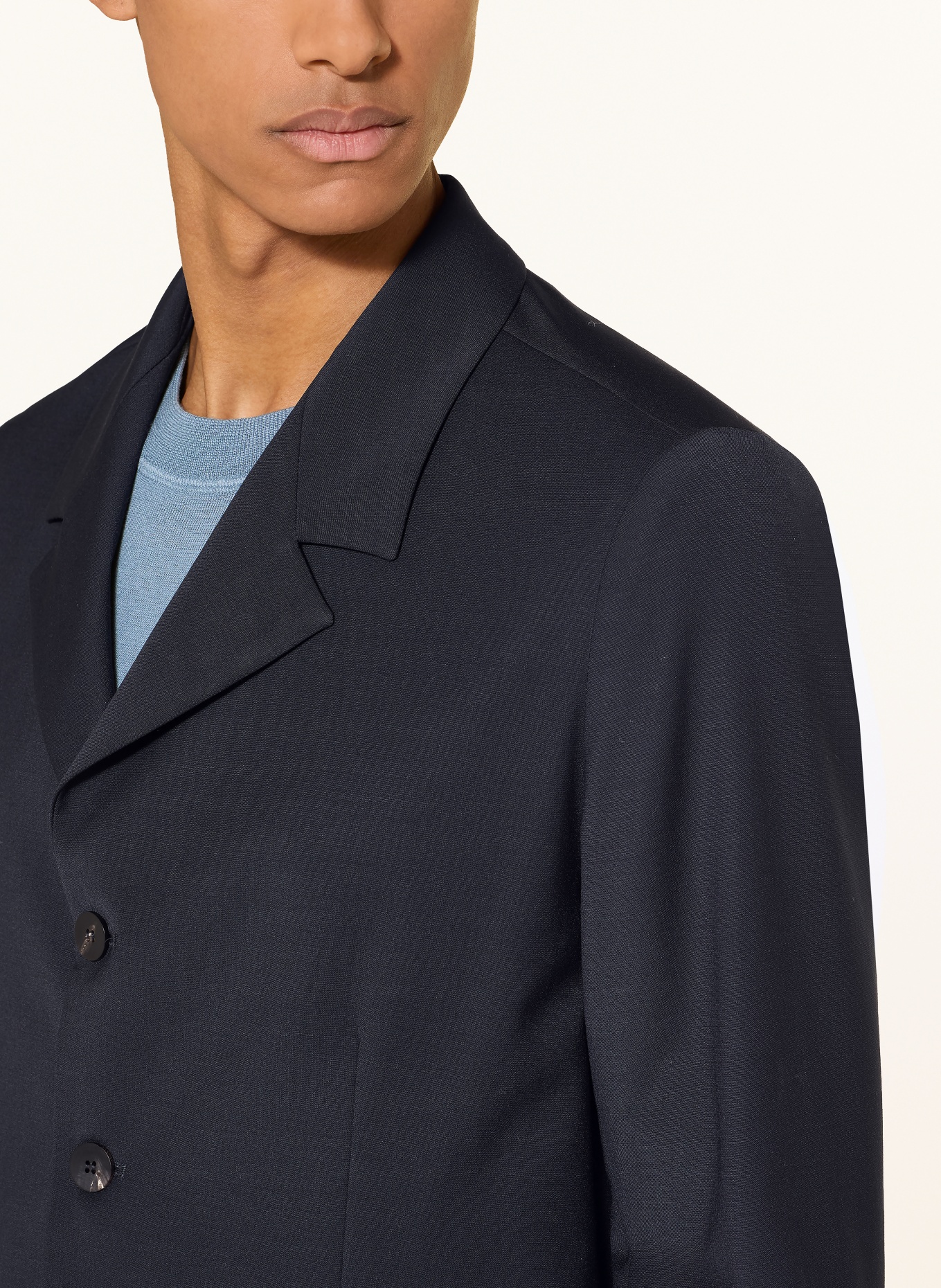 CHAS Veste ARNAULT coupe ajustée: BLEU FONCÉ