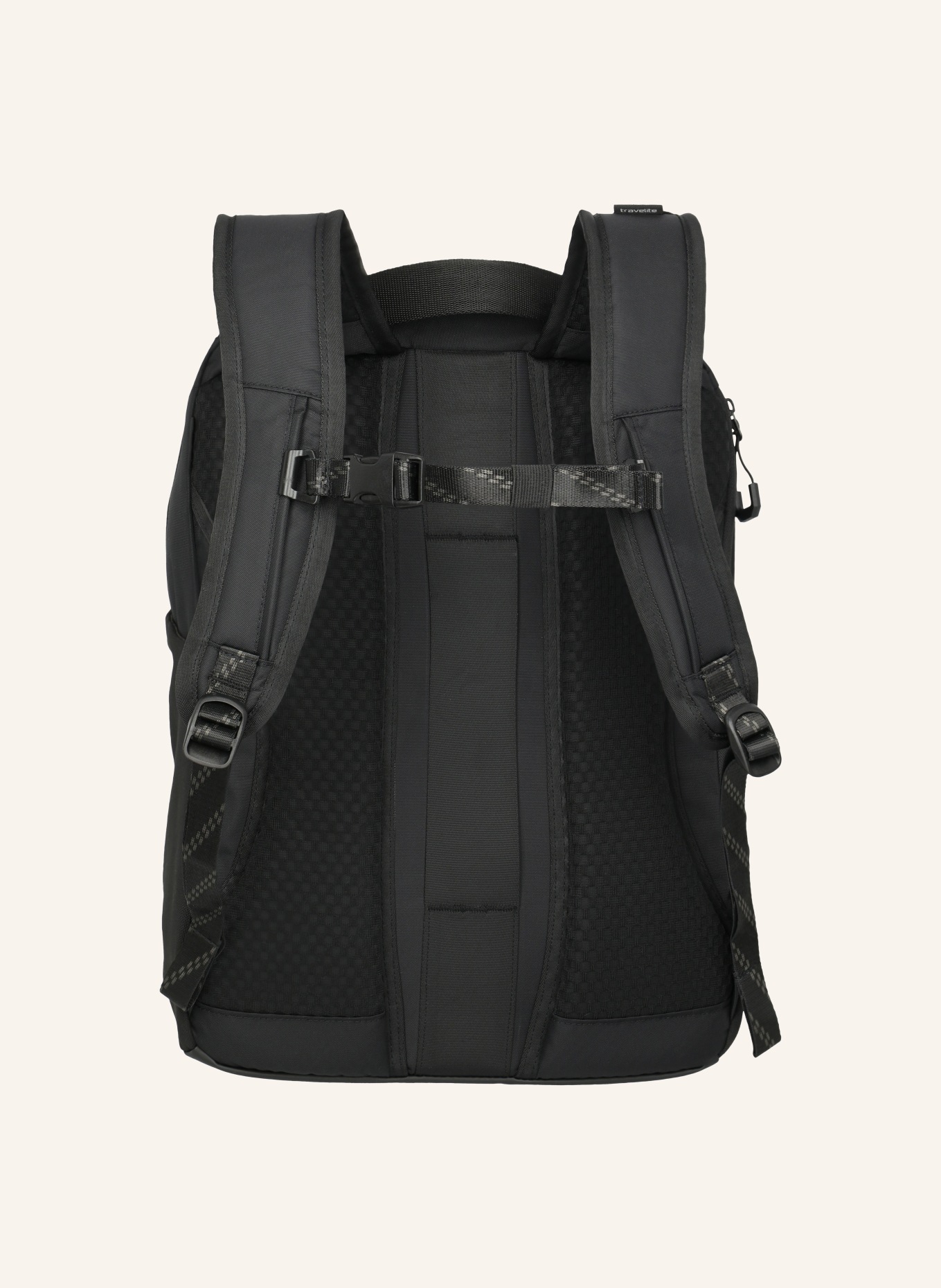travelite Rucksack VENTURE LINE MEDIUM 22 l mit Laptop-Fach: SCHWARZ