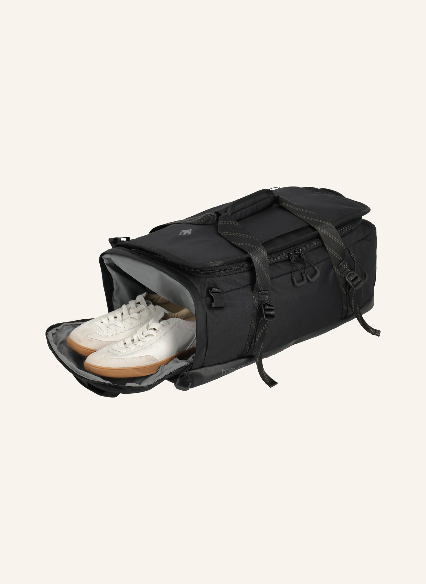 travelite Reisetasche VENTURE LINE M 44 l: SCHWARZ
