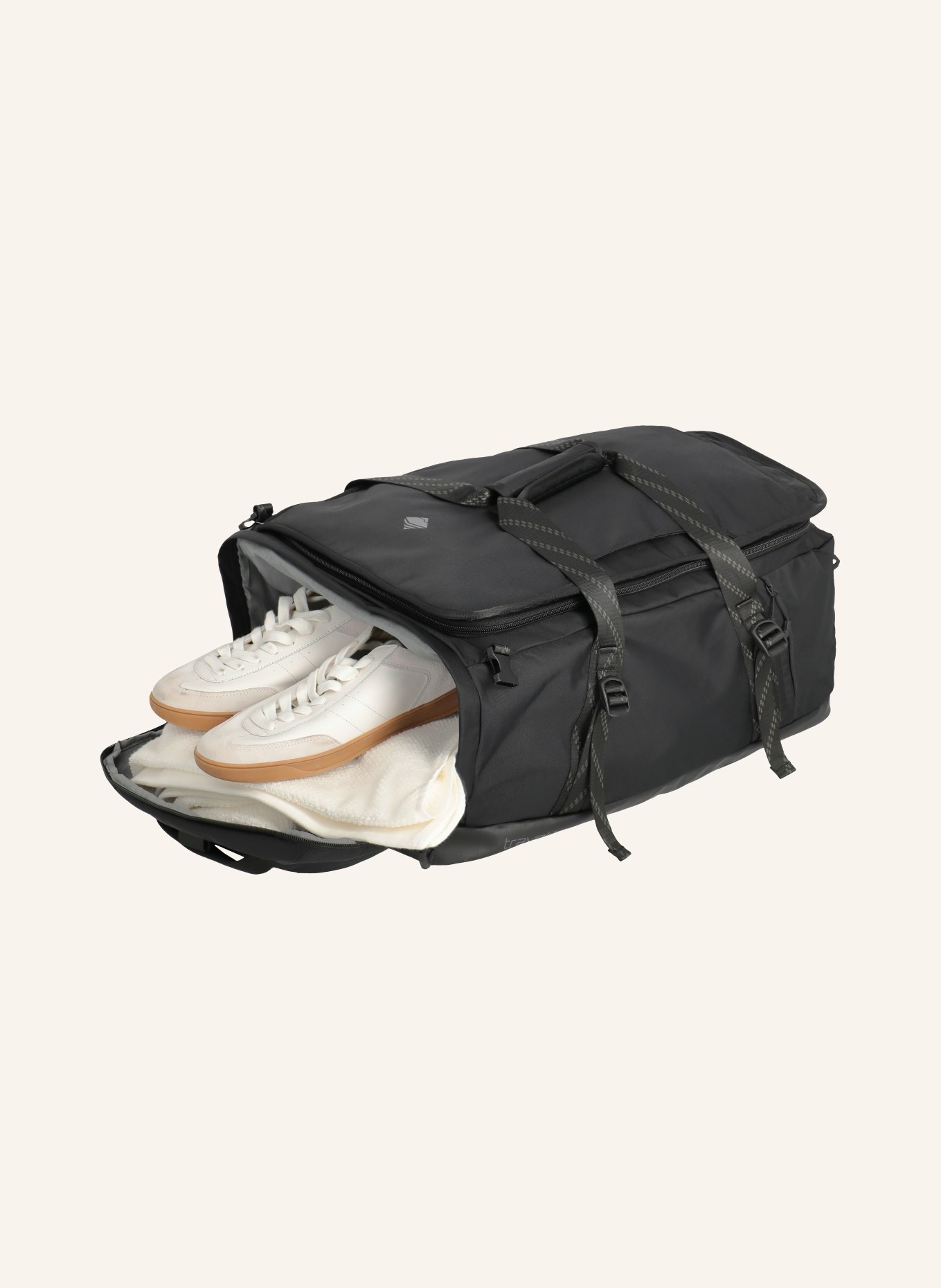 travelite Reisetasche VENTURE LINE LARGE 60 l: SCHWARZ