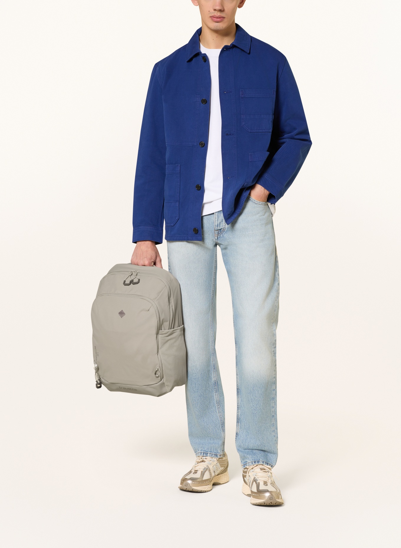 travelite VENTURE LINE MEDIUM 22 L Backpack with Laptop Compartment: BEIGE