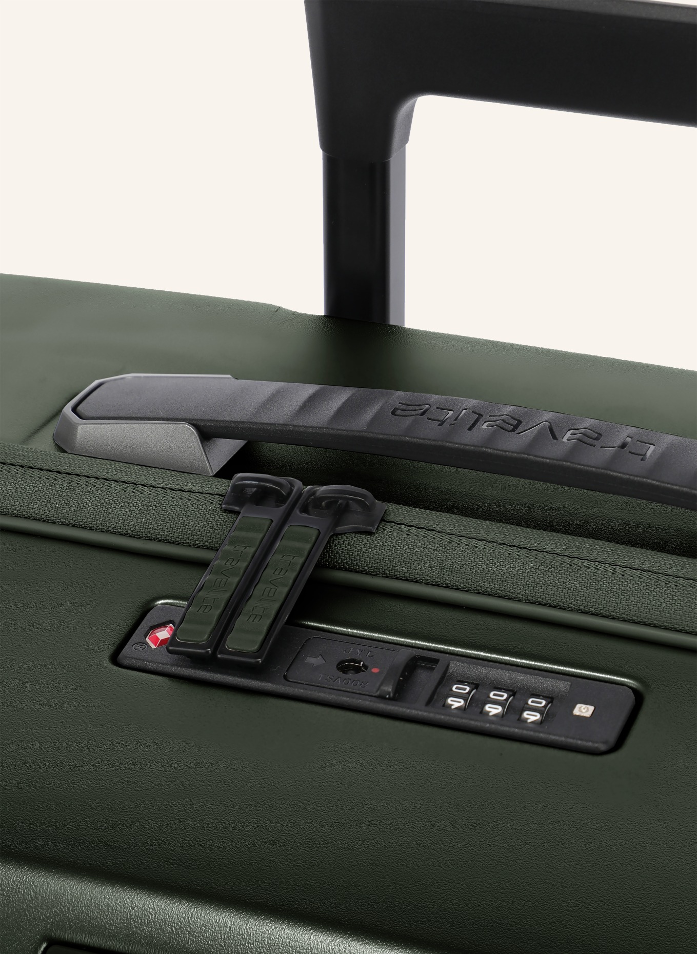 travelite Trolley MILLENNIUM: DONKERGROEN / ZWART