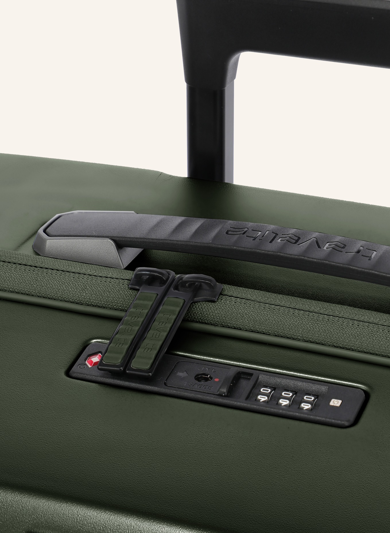 travelite Trolley MILLENNIUM: DONKERGROEN / ZWART