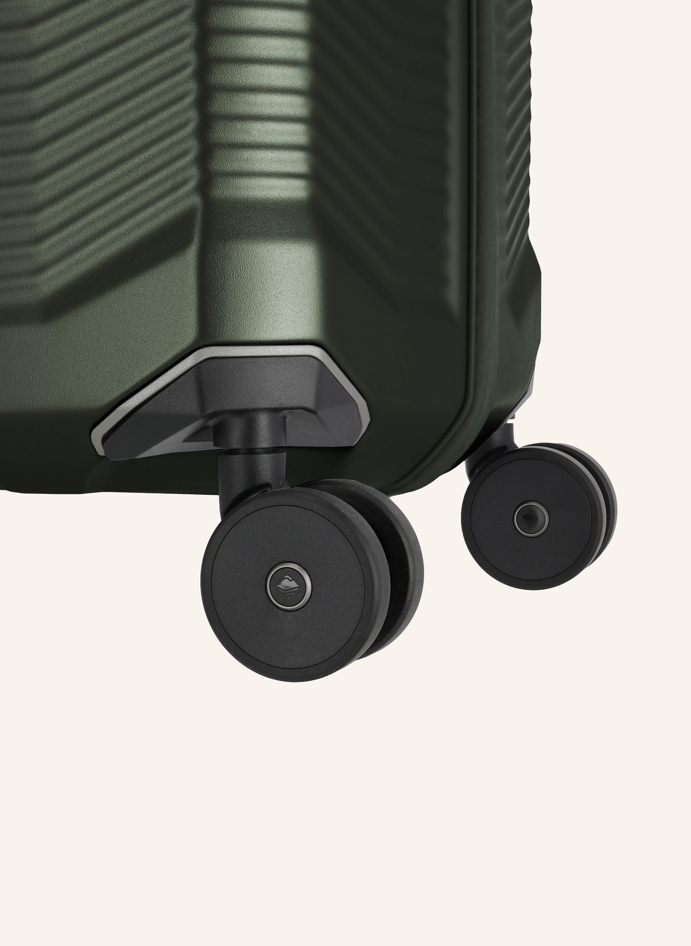 travelite Trolley MILLENNIUM: DONKERGROEN / ZWART