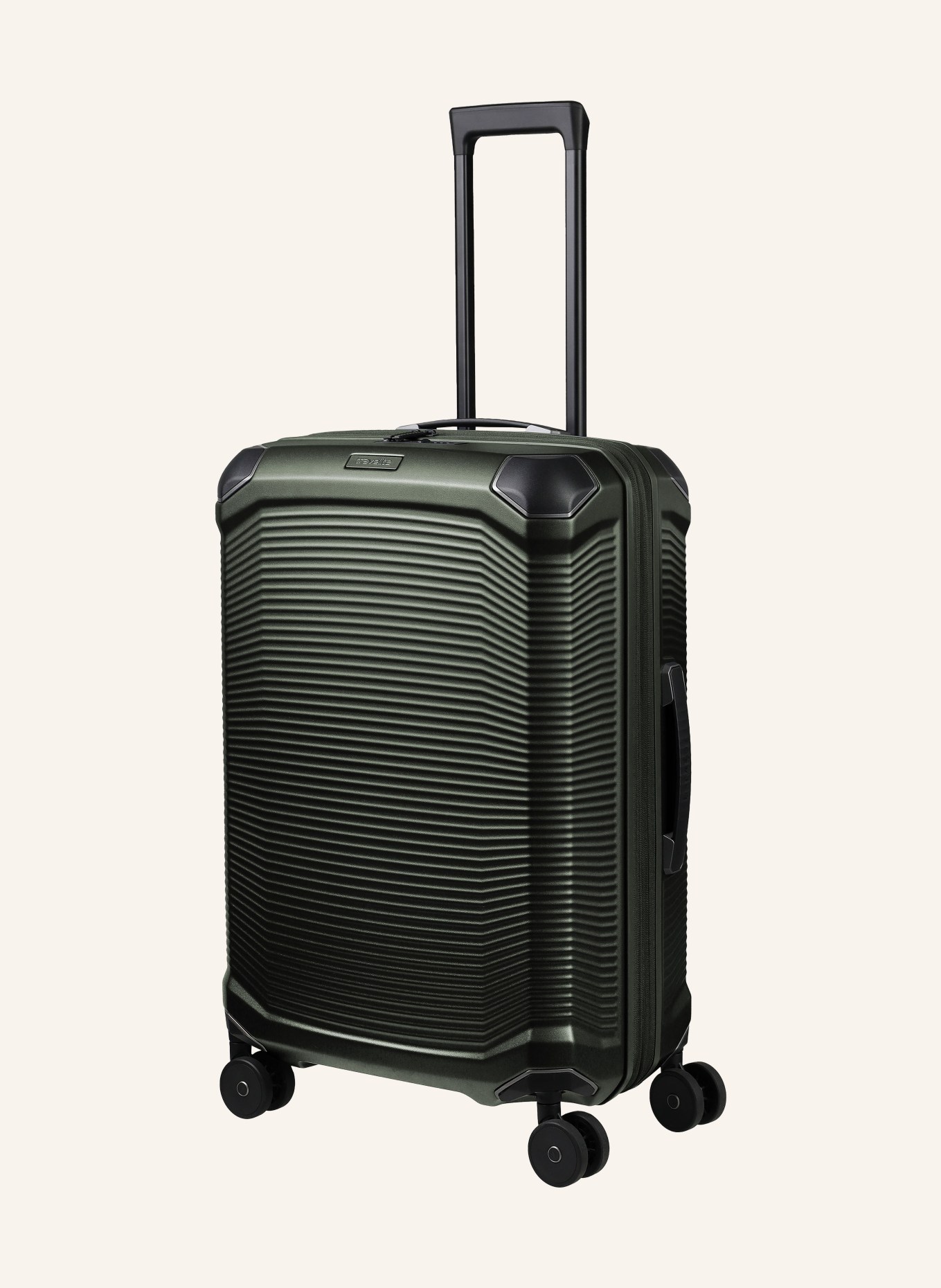 travelite Trolley MILLENNIUM: DONKERGROEN / ZWART