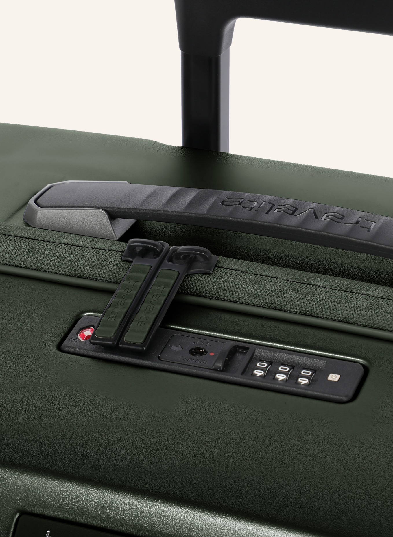 travelite Trolley MILLENNIUM: DONKERGROEN / ZWART