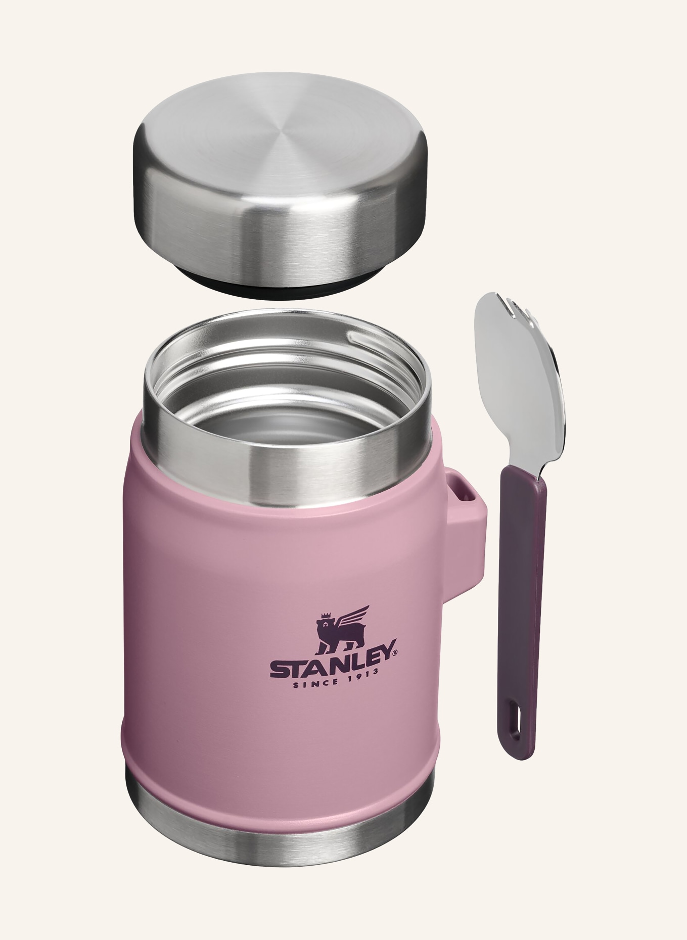 STANLEY Voorraadbus THE LEGENDARY CLASSIC: VIEUX ROSE / ZILVER