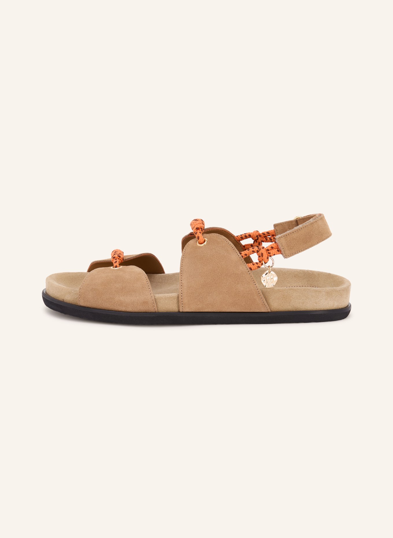 CLAUDIE PIERLOT Sandalen: BEIGE / LACHS