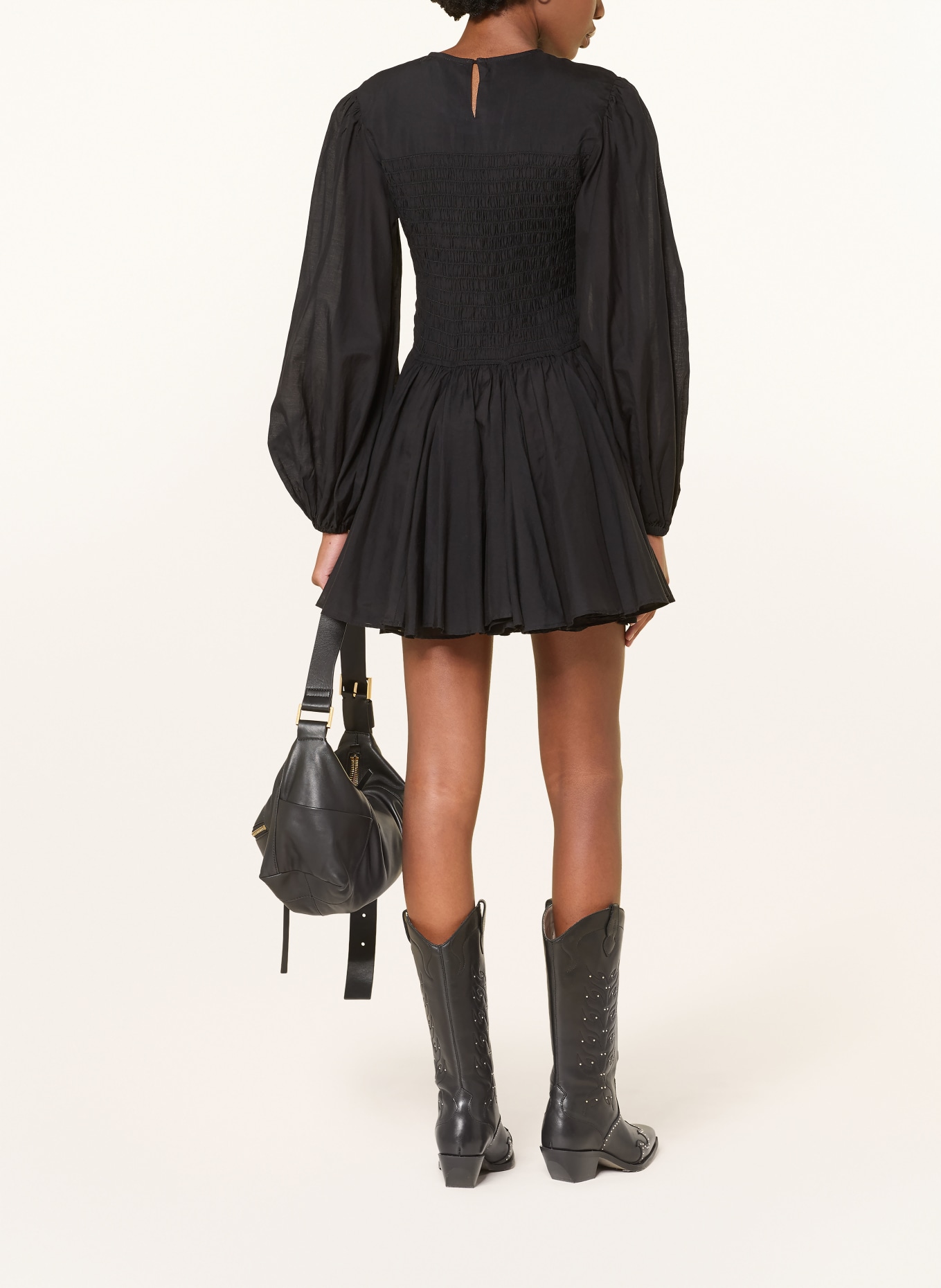 ALLSAINTS CHIA Dress: BLACK
