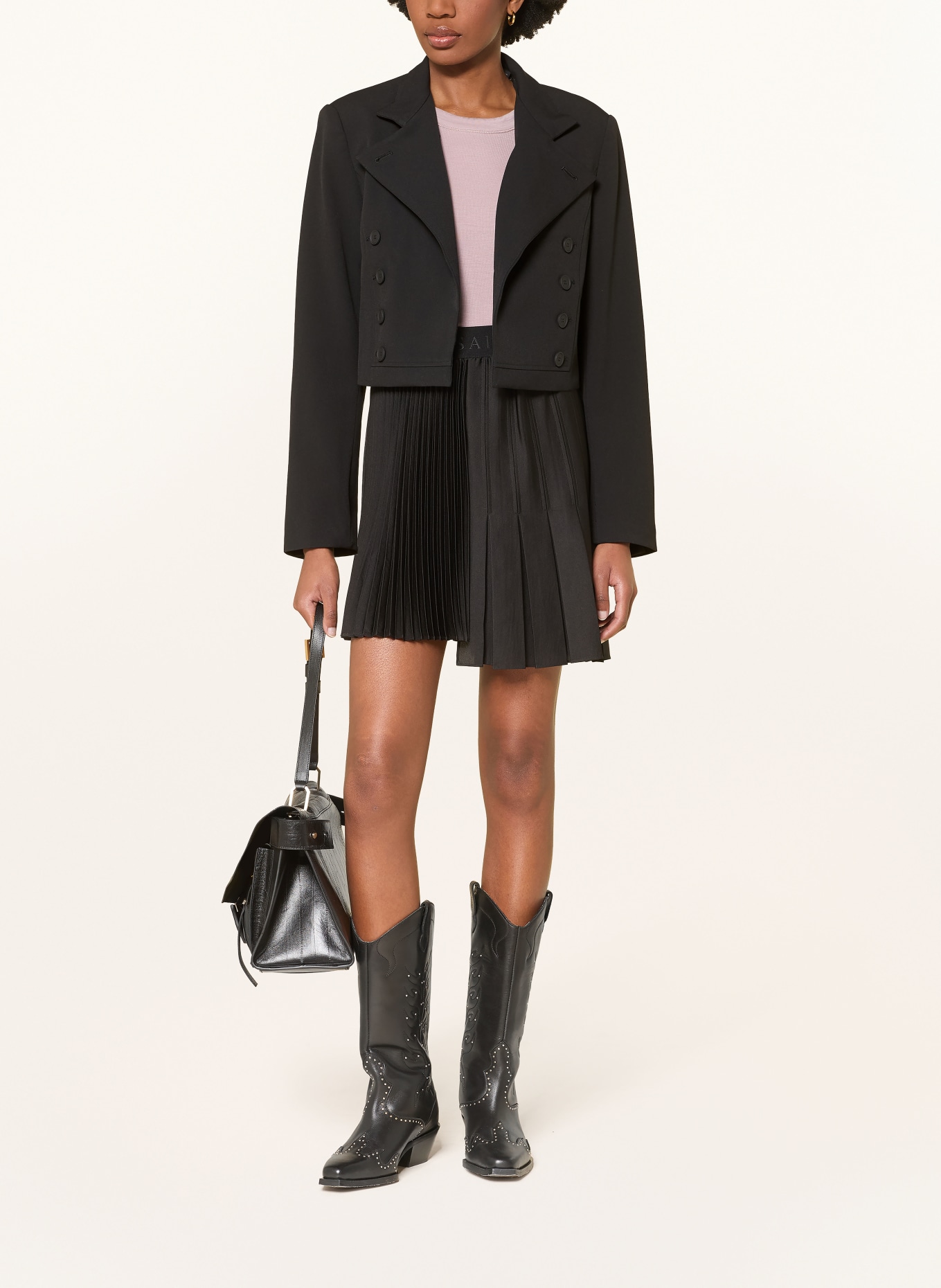 ALLSAINTS RAINA Blazer: BLACK