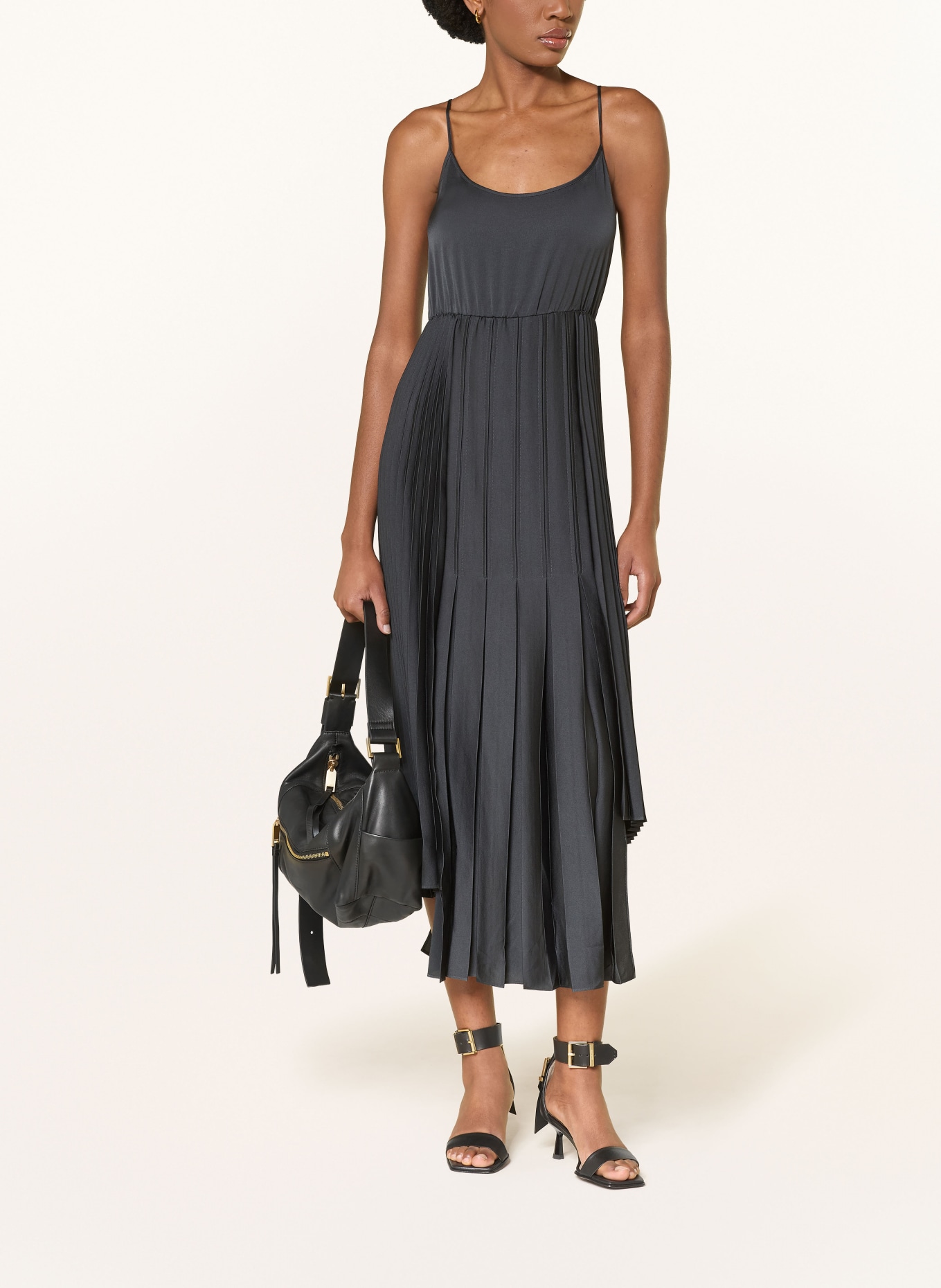 ALLSAINTS Set LUCILLE: jurk en vest: DONKERBLAUW