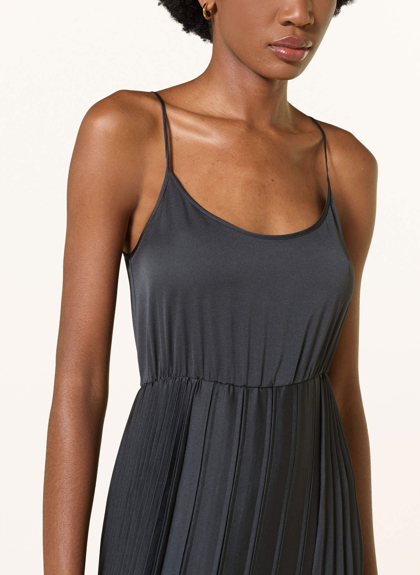 ALLSAINTS Set LUCILLE: jurk en vest: DONKERBLAUW