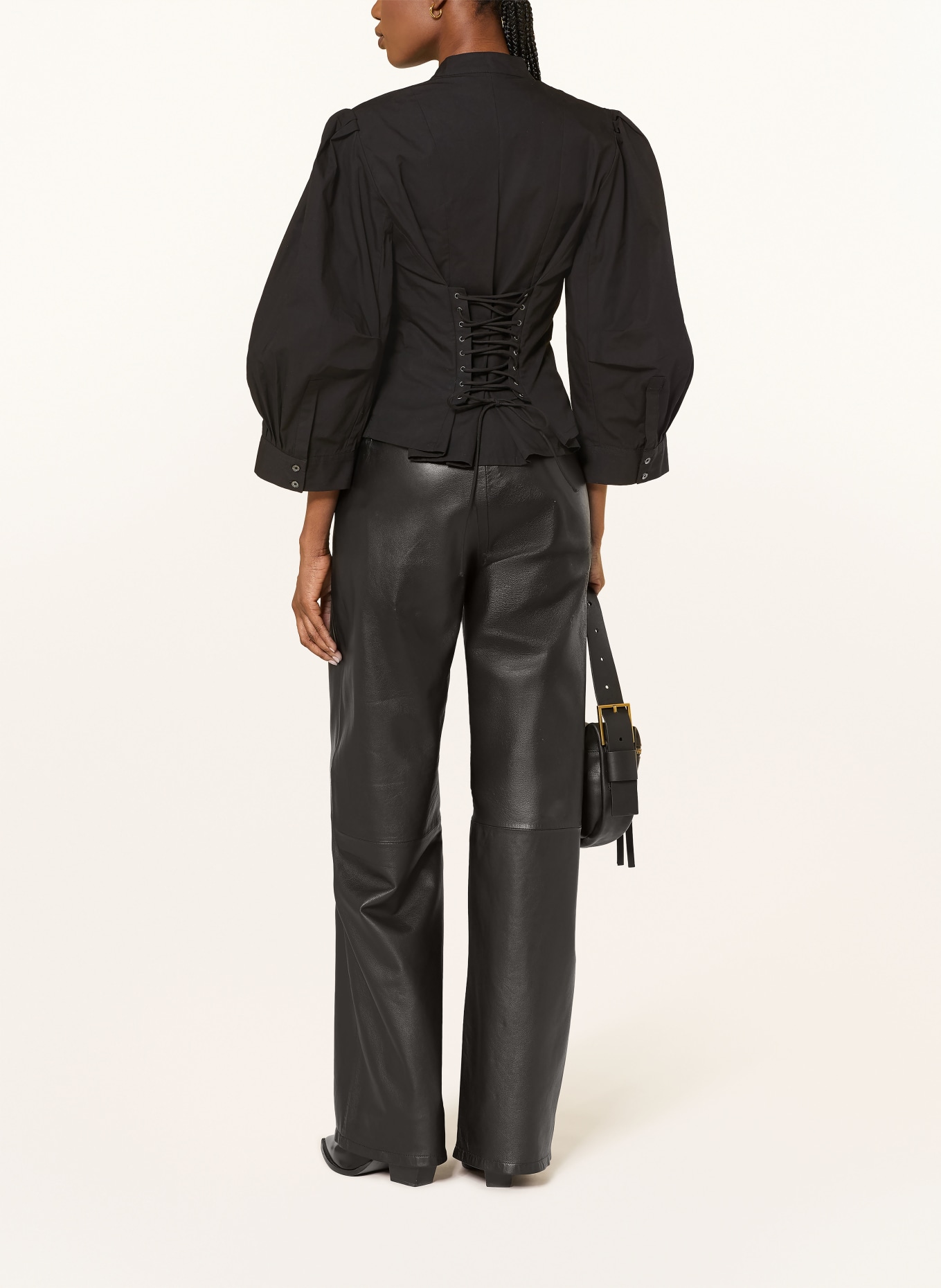 ALLSAINTS Blouse MAUD met 3/4-mouwen: ZWART