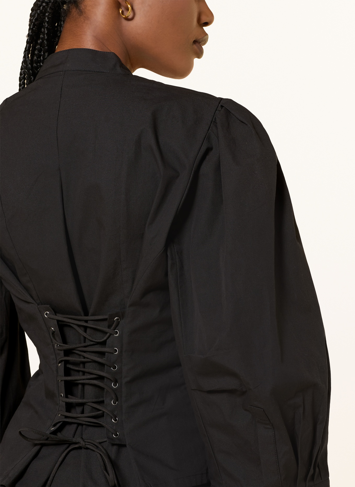 ALLSAINTS Blouse MAUD met 3/4-mouwen: ZWART