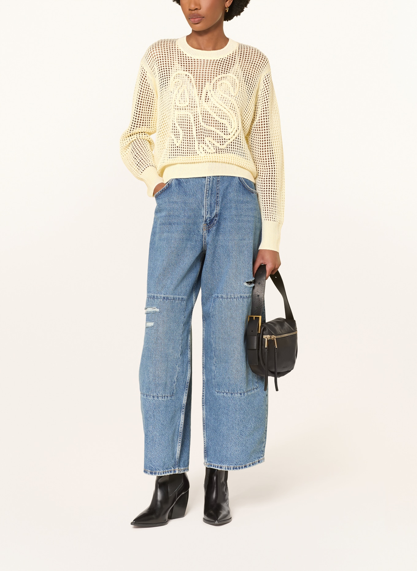 ALLSAINTS Trui RAELYN: CRÈME