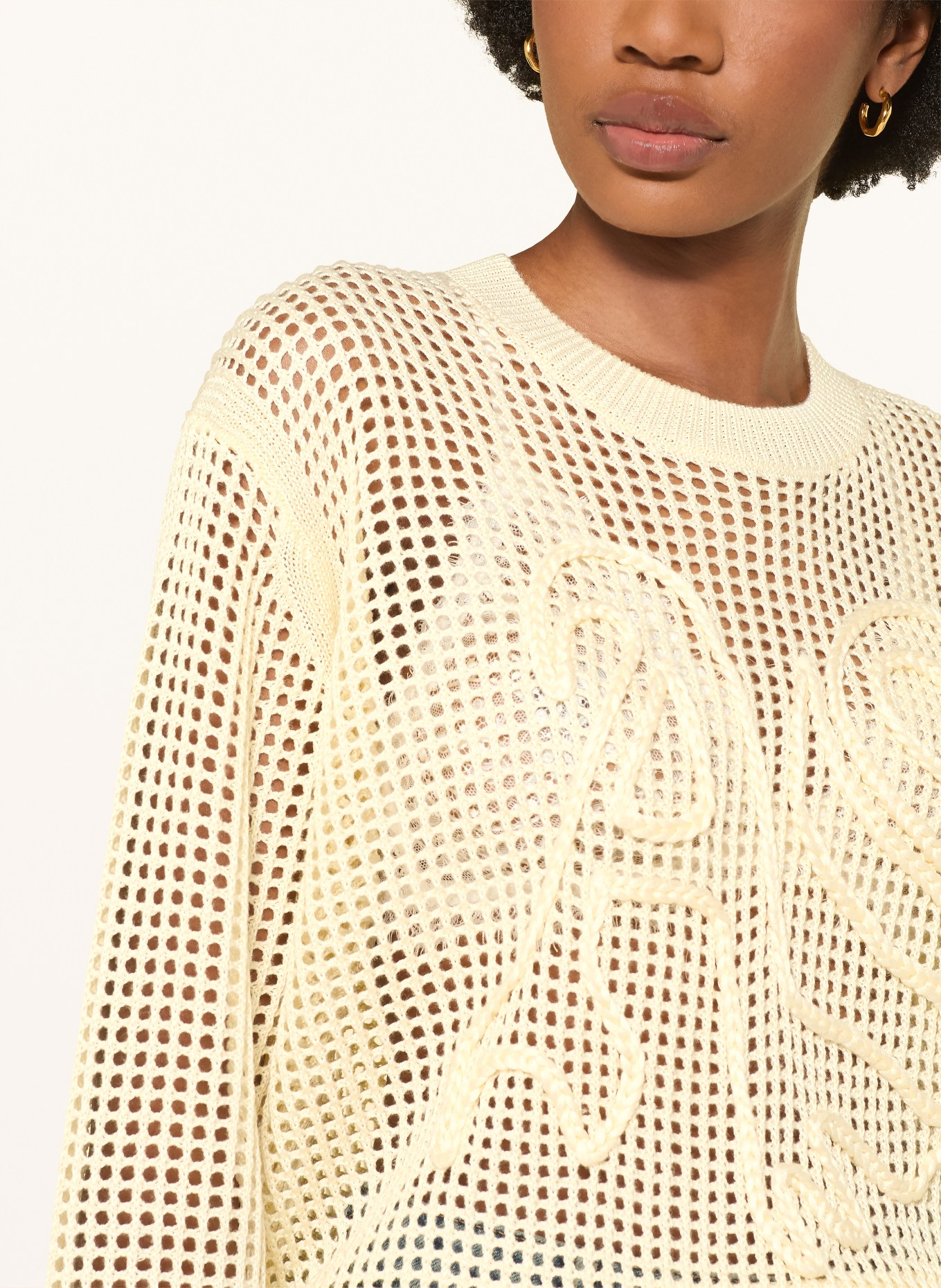 ALLSAINTS Trui RAELYN: CRÈME