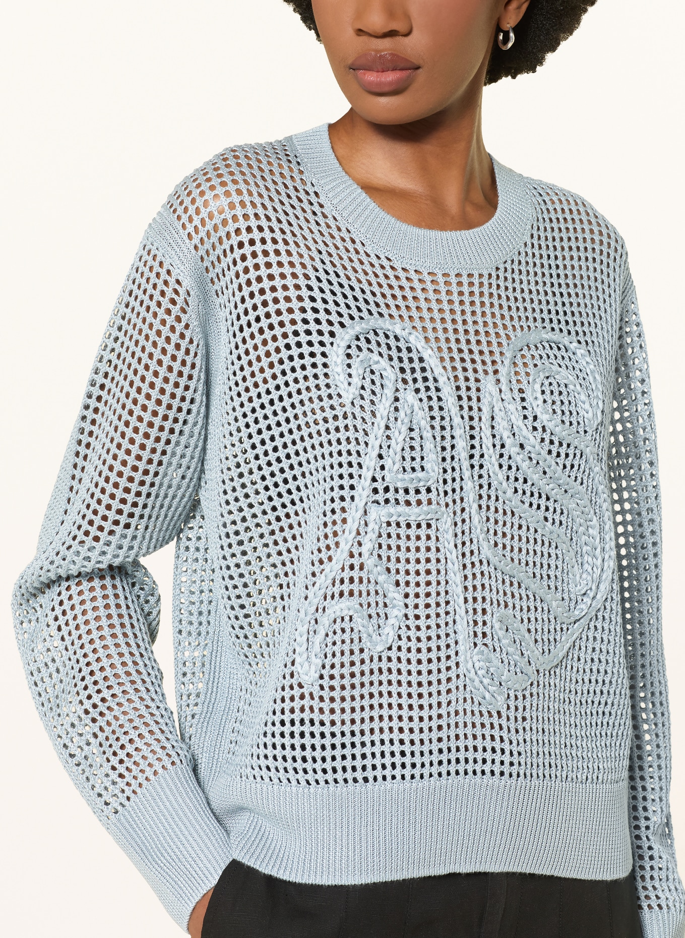 ALLSAINTS RAELYN Sweater: LIGHT BLUE